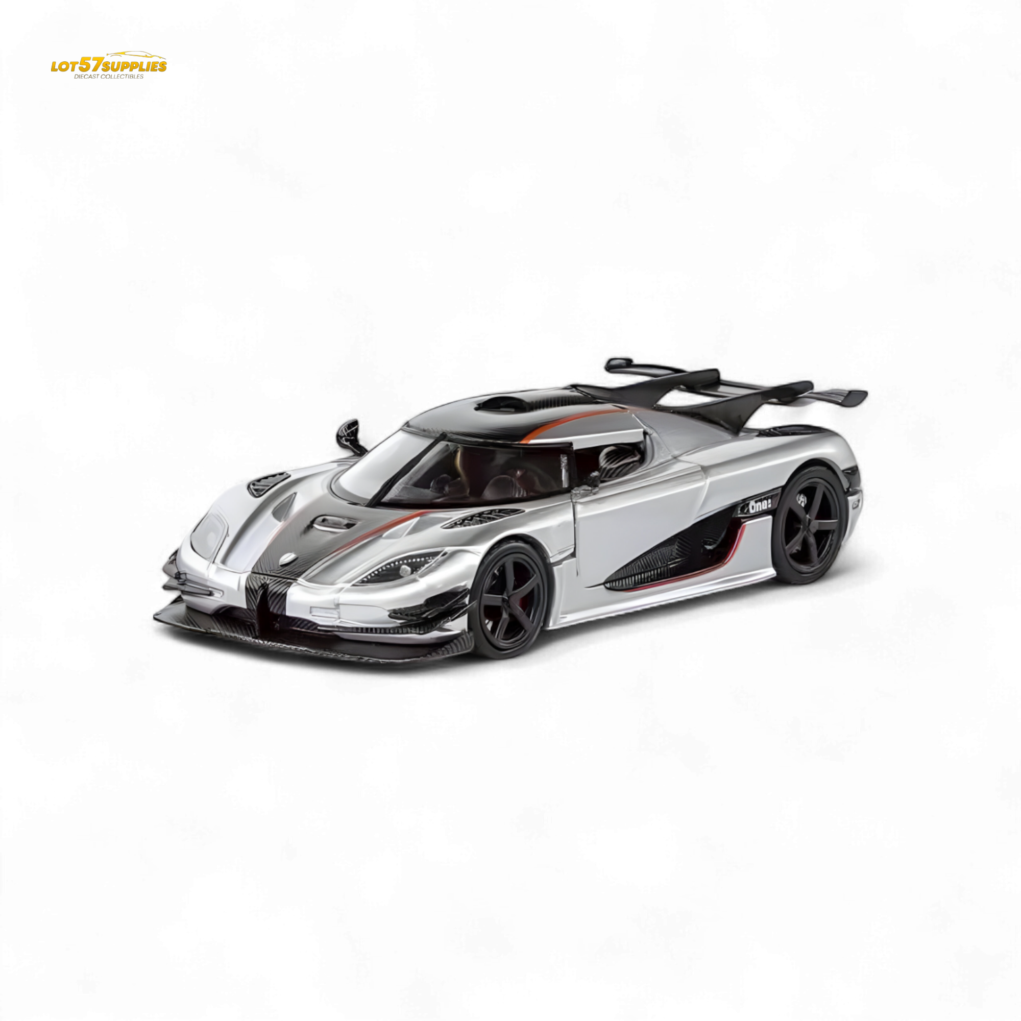 DEMON KING Agera ONE:1 Silver 1:64