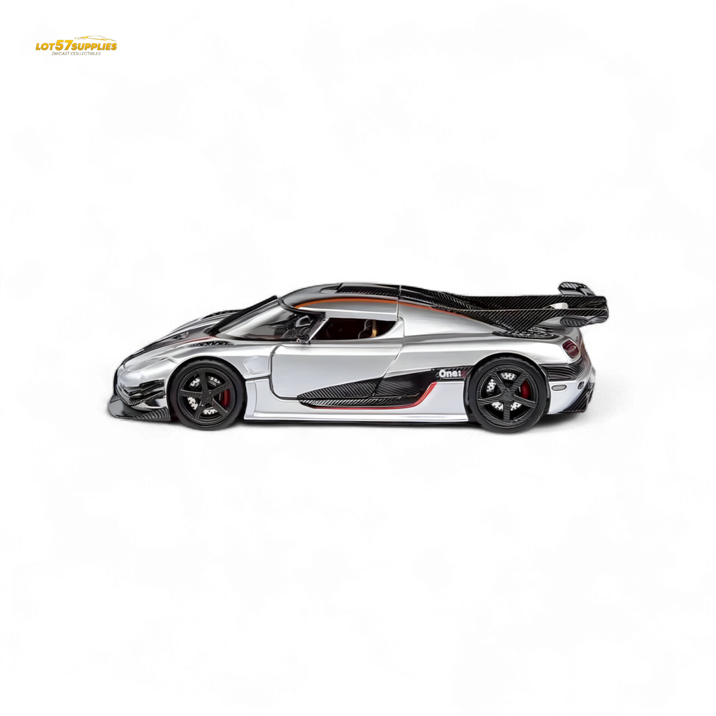 DEMON KING Agera ONE:1 Silver 1:64