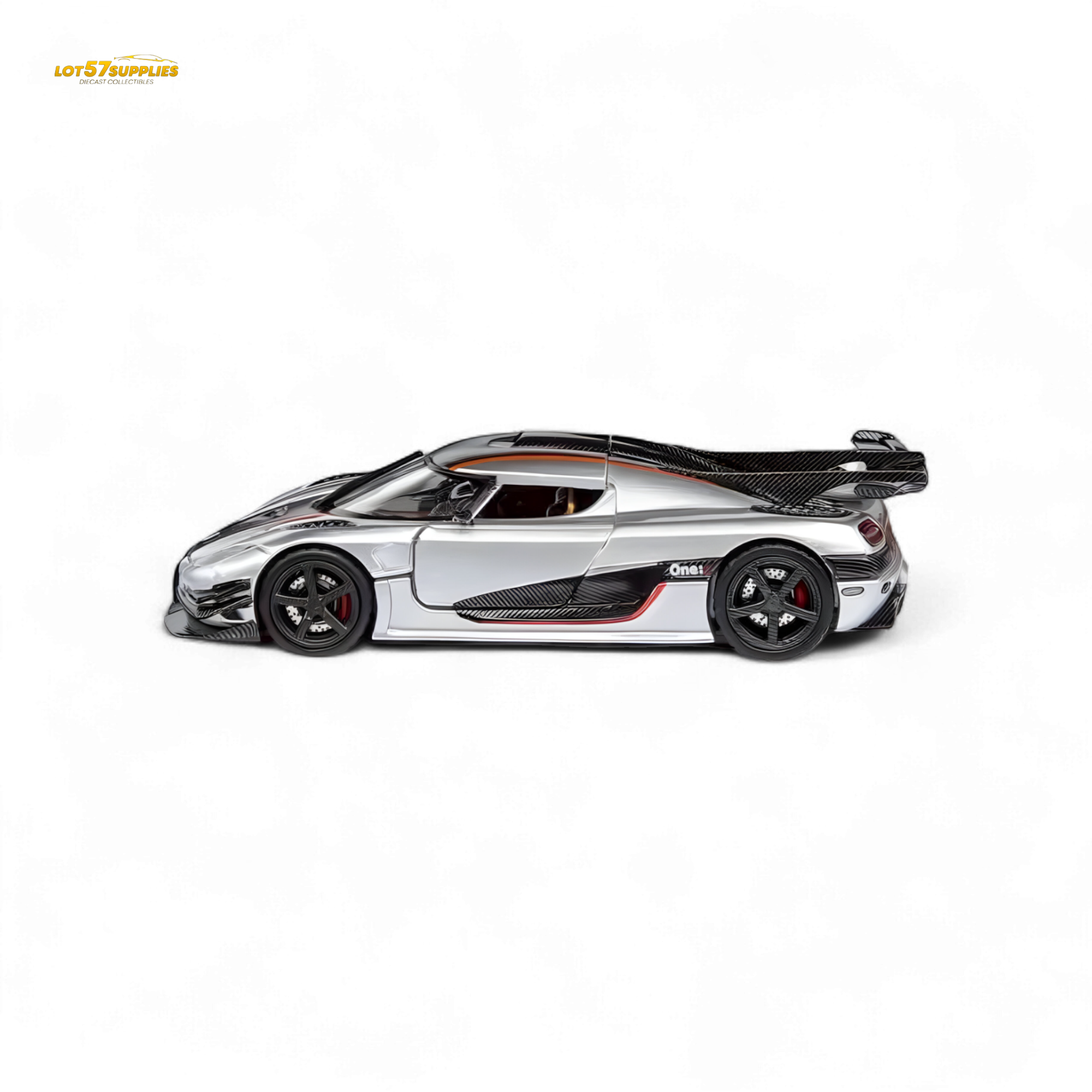 DEMON KING Agera ONE:1 Silver 1:64