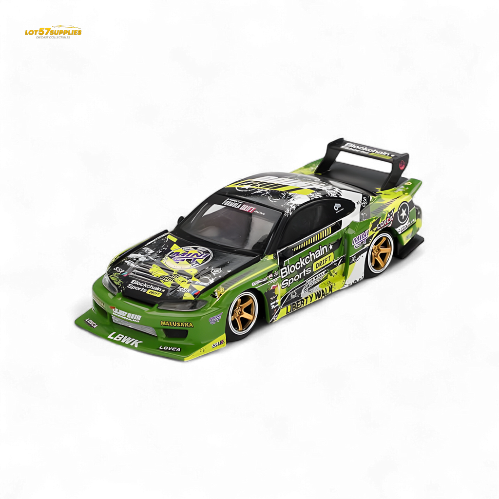 Mini GT Nissan LB-Super Silhouette S15 SILVIA #555 V2 2024 Formula Drift Japan