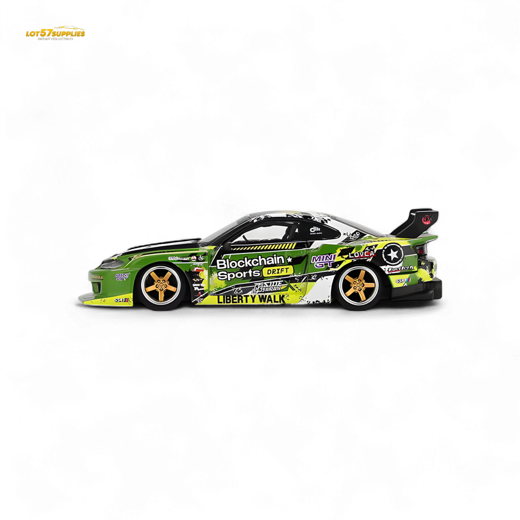 Mini GT Nissan LB-Super Silhouette S15 SILVIA #555 V2 2024 Formula Drift Japan