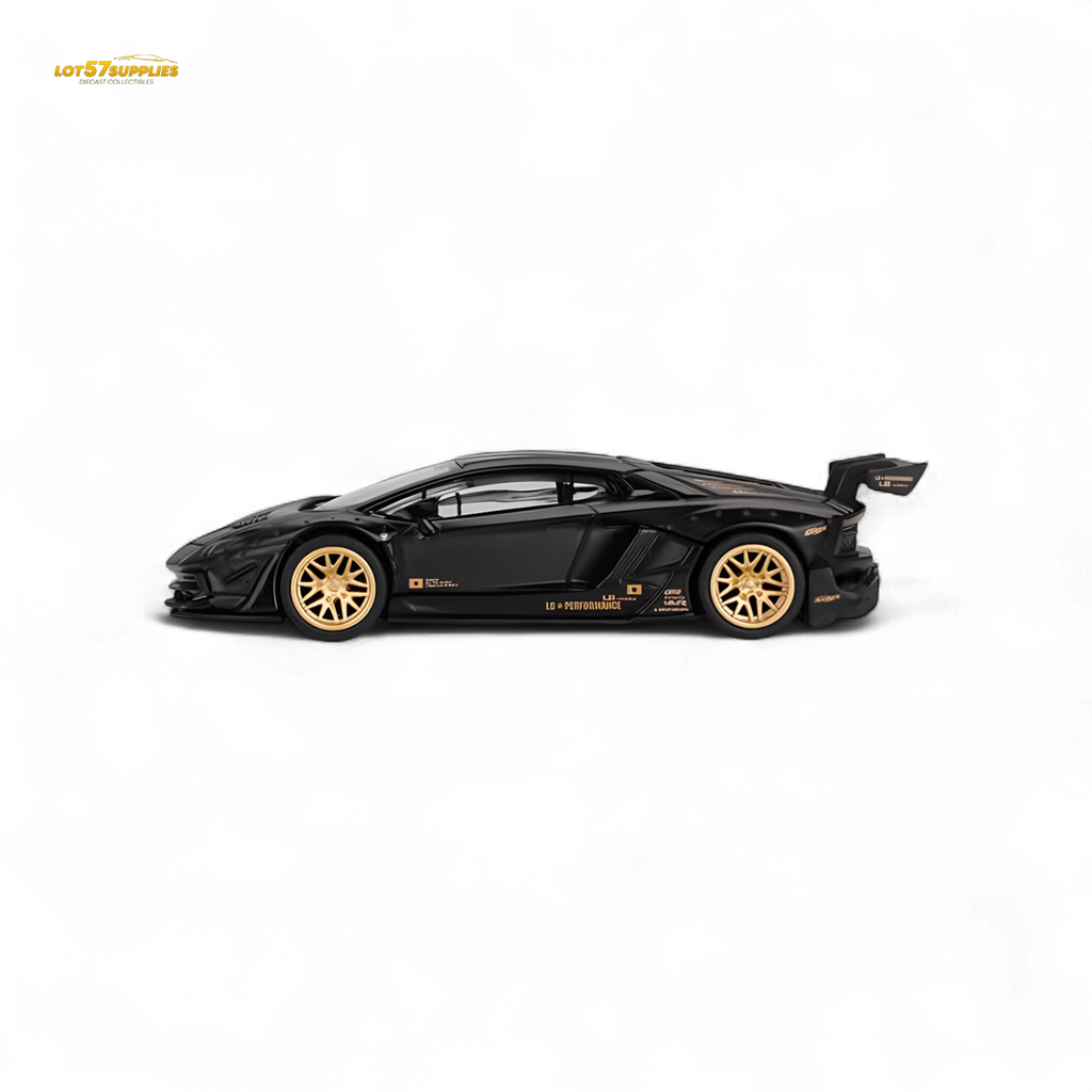 Mini GT LB WORKS Lamborghini Aventador Matte Black 1:64