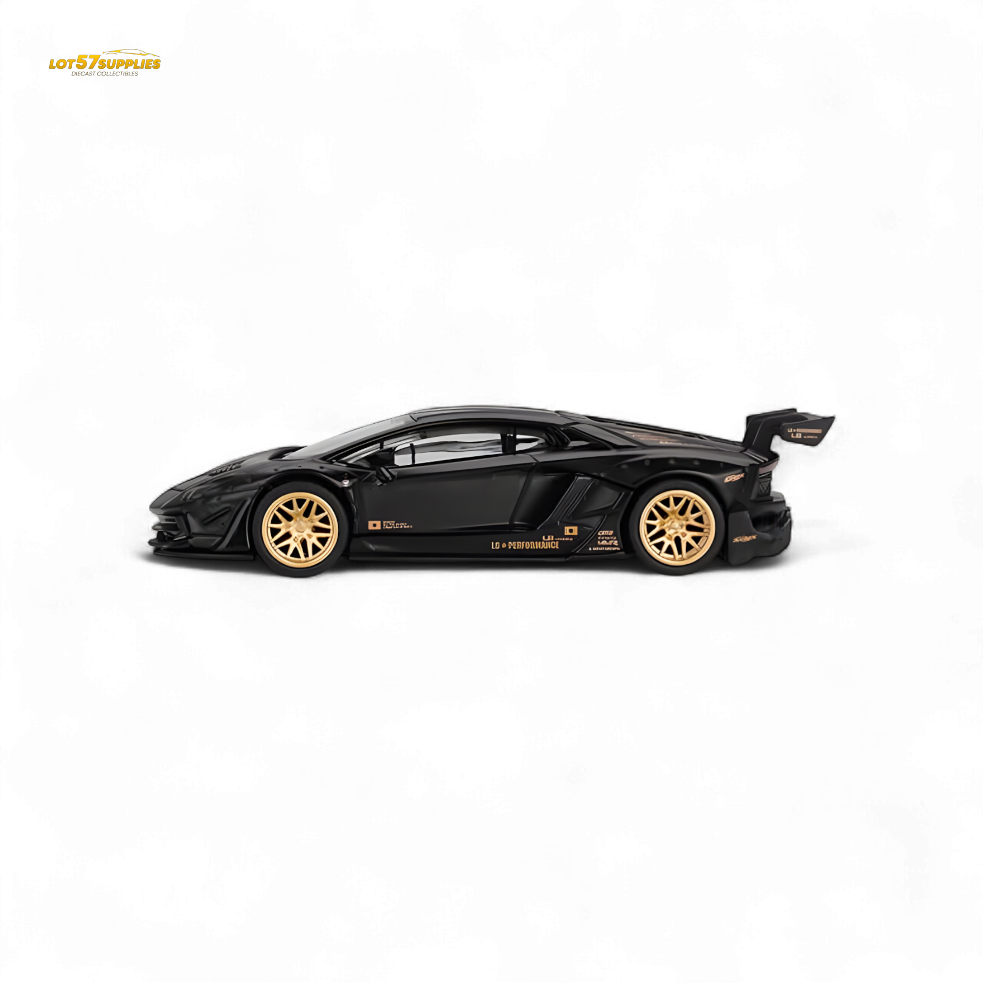 Mini GT LB WORKS Lamborghini Aventador Matte Black 1:64