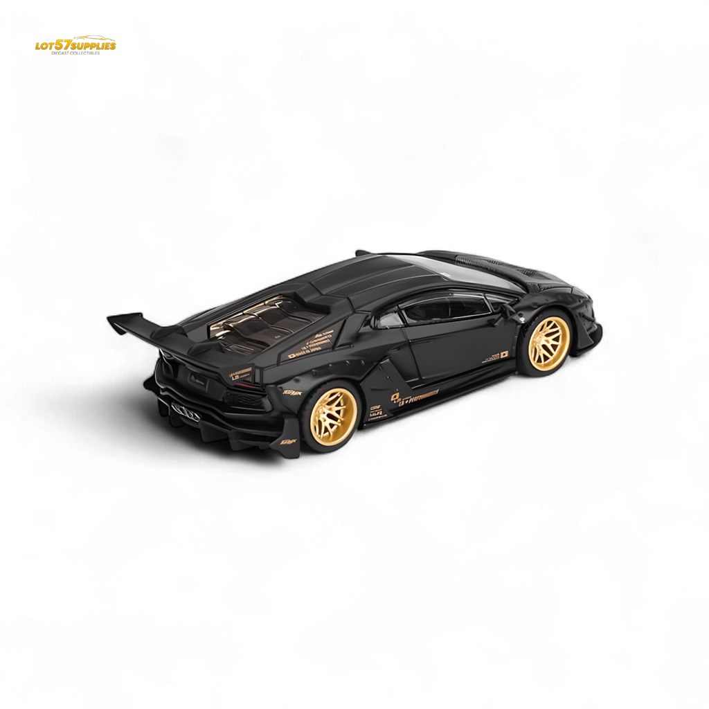 Mini GT LB WORKS Lamborghini Aventador Matte Black 1:64