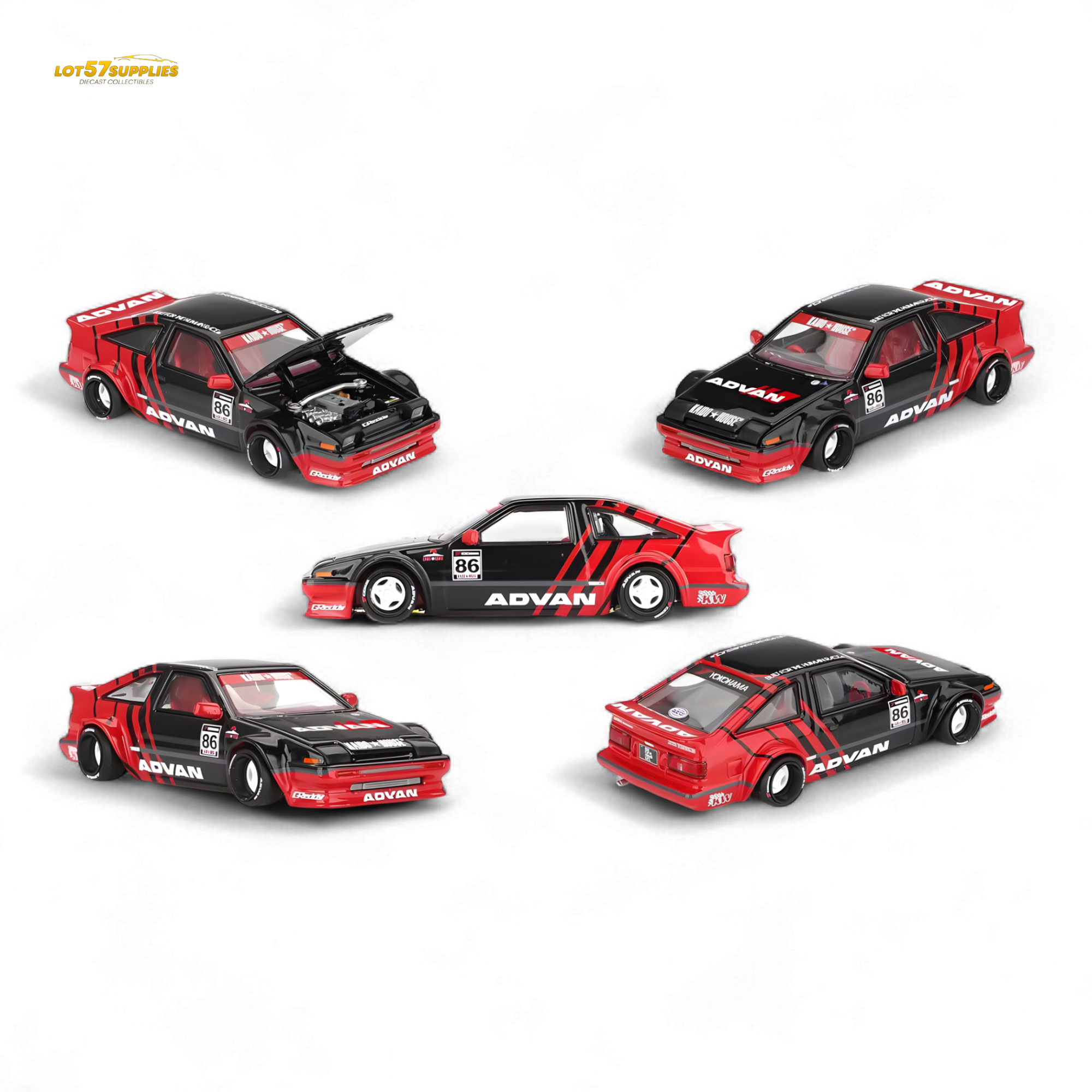 (Pre-Order) KAIDO Toyota AE86 Sprinter Trueno ADVAN 1:64
