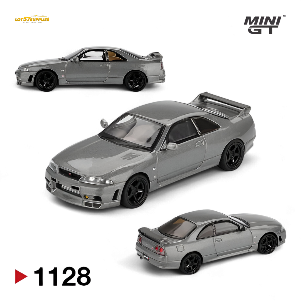 Mini GT Nissan Skyline GT-R NISMO BCNR33 CRS Version Dark Metal Gray 1:64
