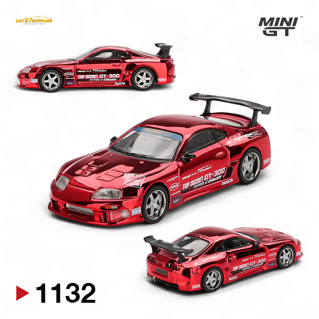 Mini GT Toyota Supra A80 Top Secret GT-300 1:64