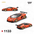 (Pre-Order) Mini GT Lamborghini Aventador Orange 1:64