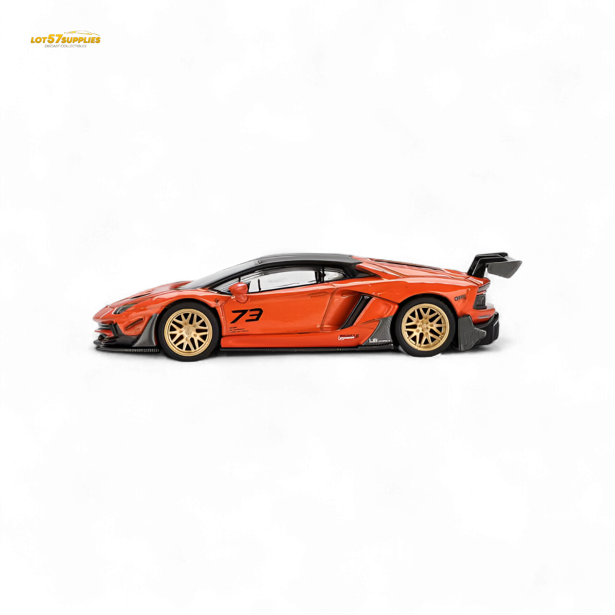 (Pre-Order) Mini GT Lamborghini Aventador Orange 1:64