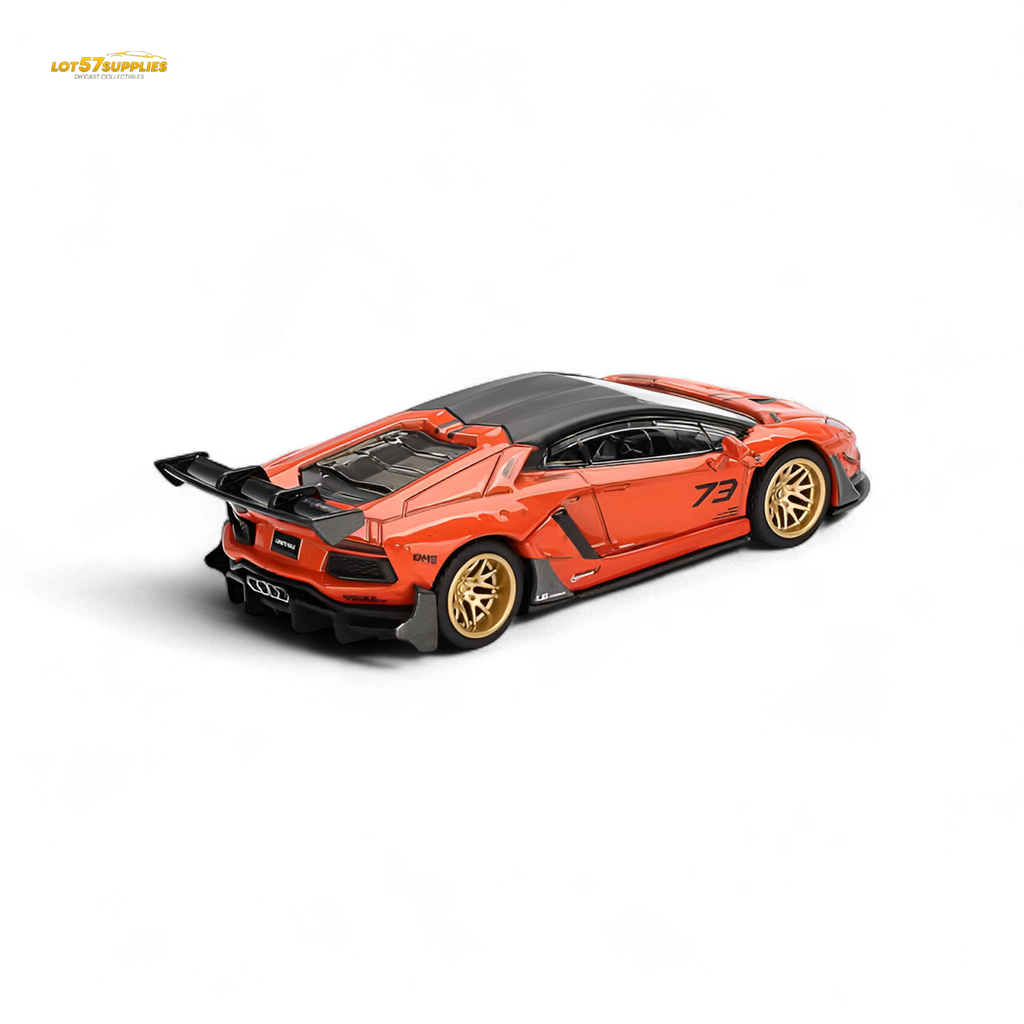 (Pre-Order) Mini GT Lamborghini Aventador Orange 1:64