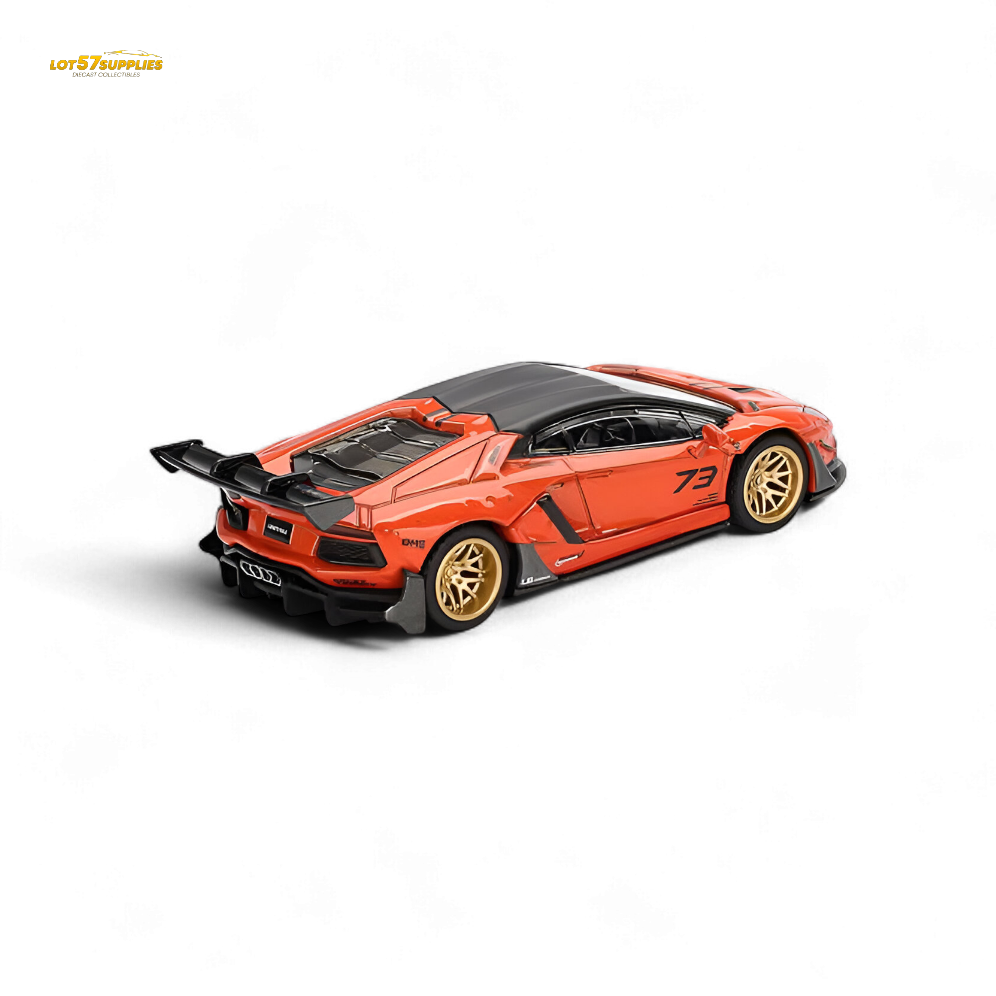 (Pre-Order) Mini GT Lamborghini Aventador Orange 1:64