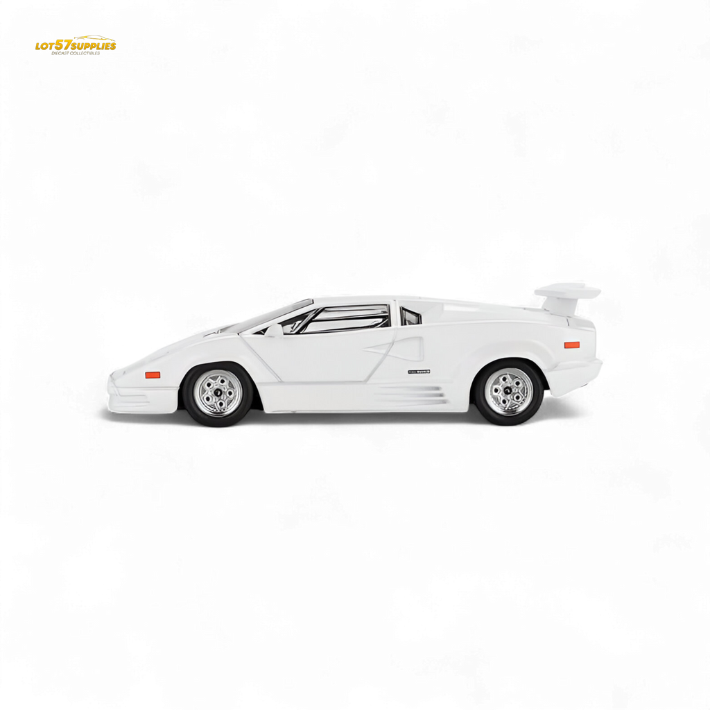 Mini GT Lamborghini Countach 25th Anniversary White 1:64