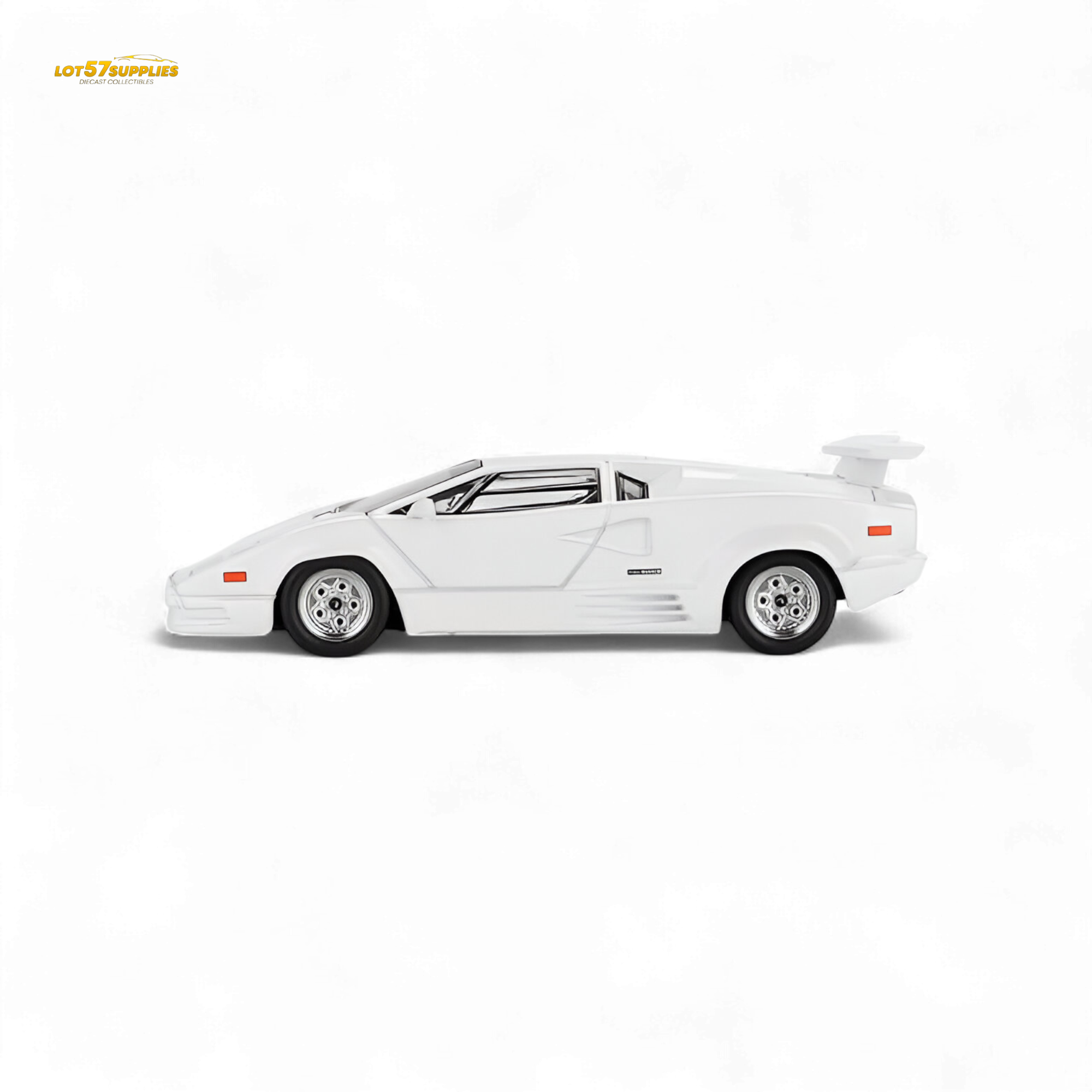 Mini GT Lamborghini Countach 25th Anniversary White 1:64