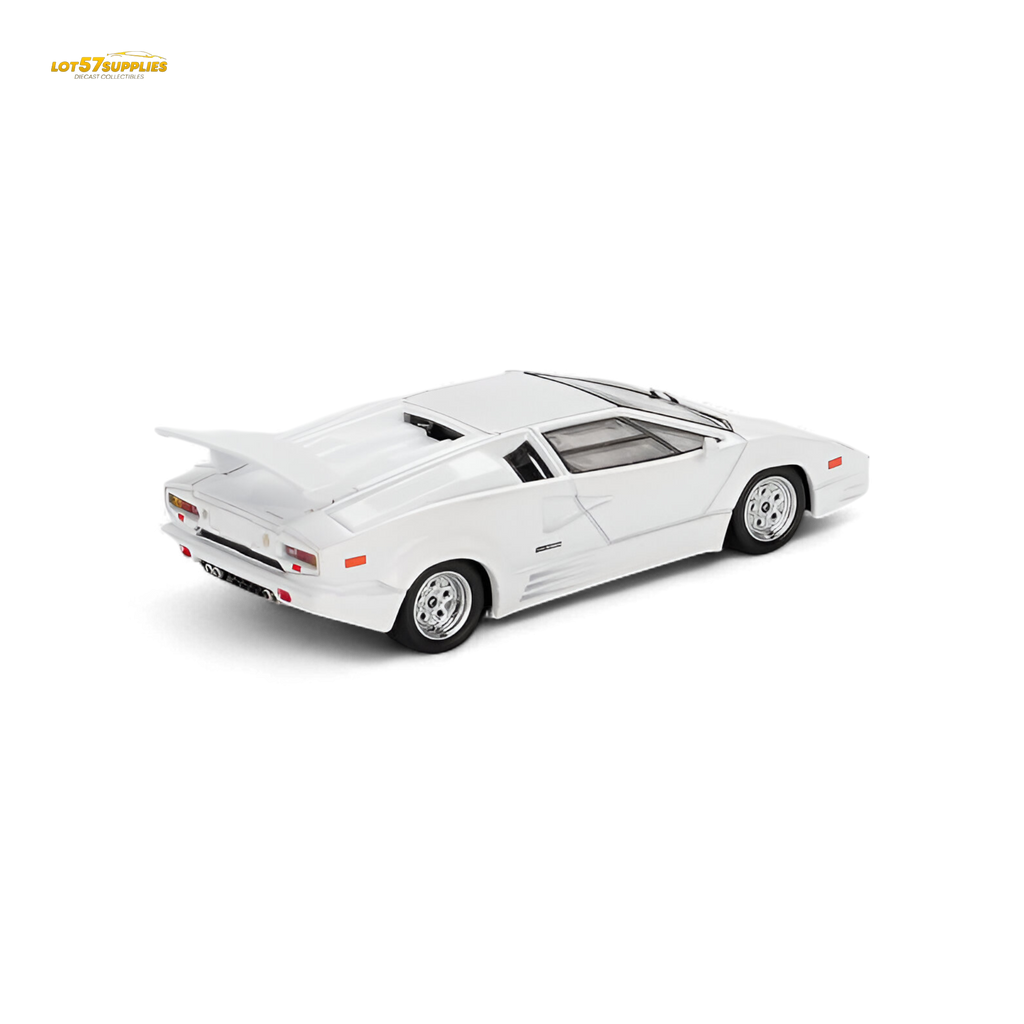 Mini GT Lamborghini Countach 25th Anniversary White 1:64