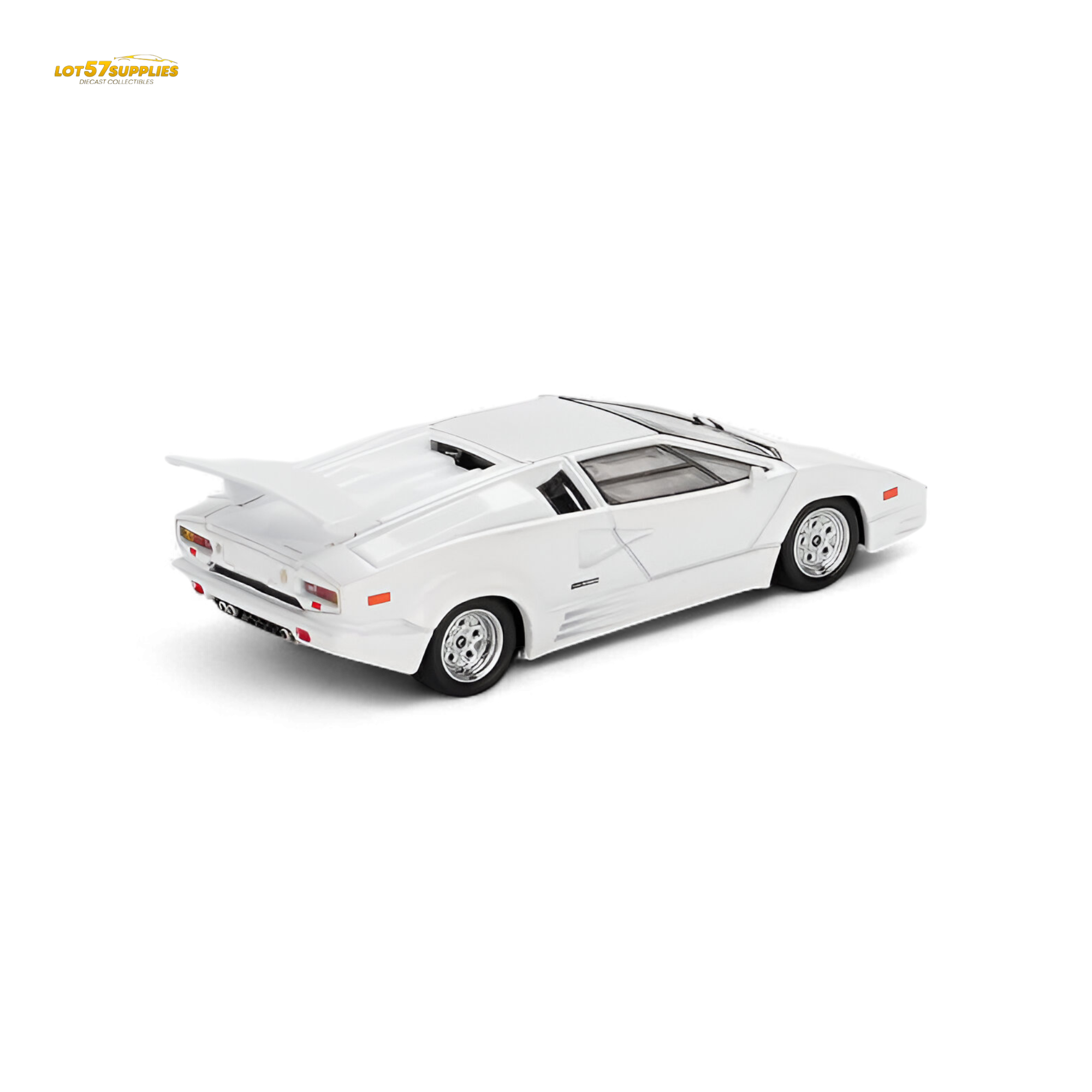 Mini GT Lamborghini Countach 25th Anniversary White 1:64
