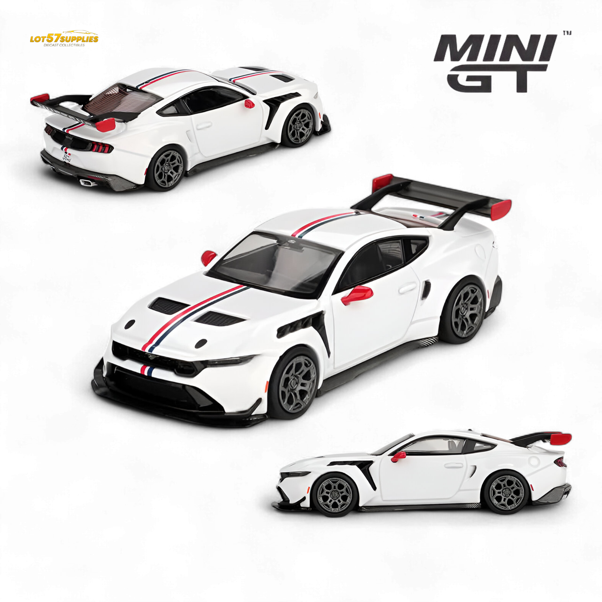 Mini GT Ford Mustang GTD Spirit of America 1:64