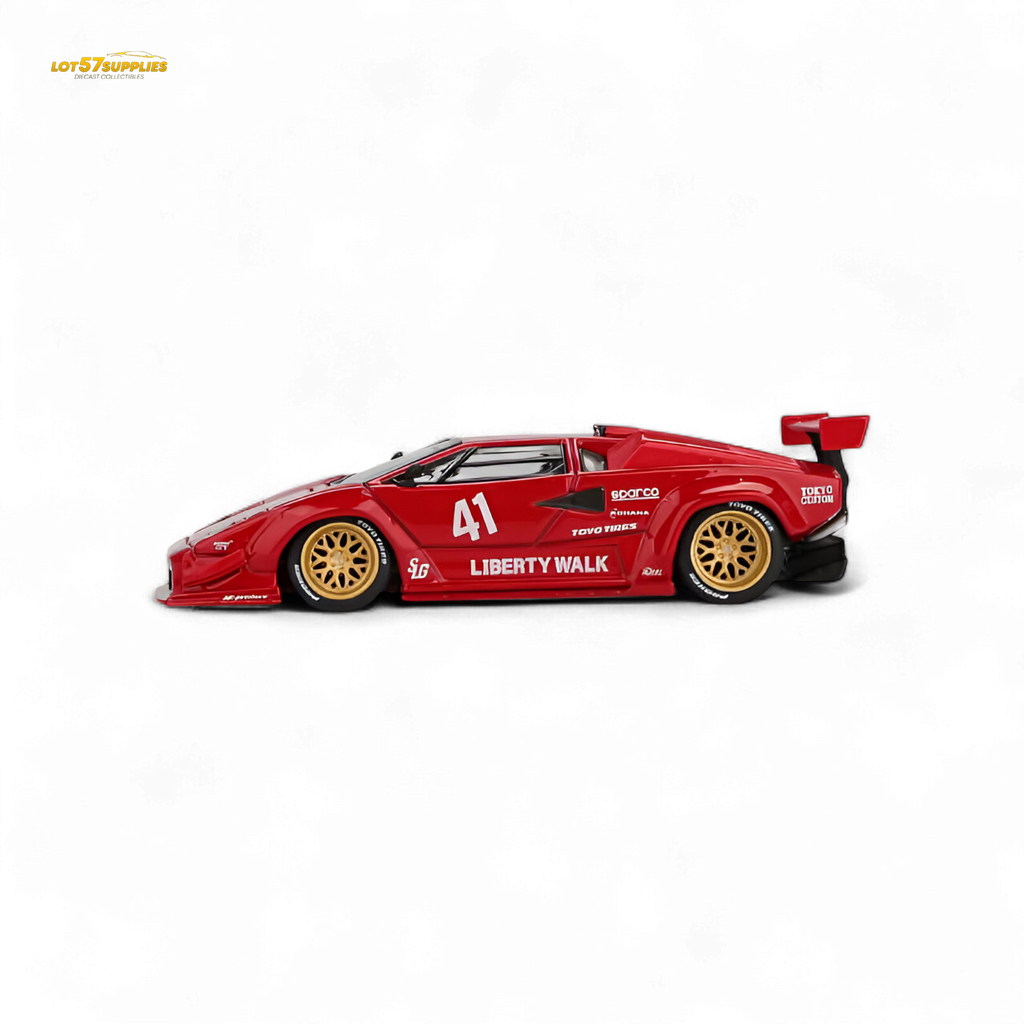 Mini GT Lamborghini Countach LB-WORKS Red 1:64