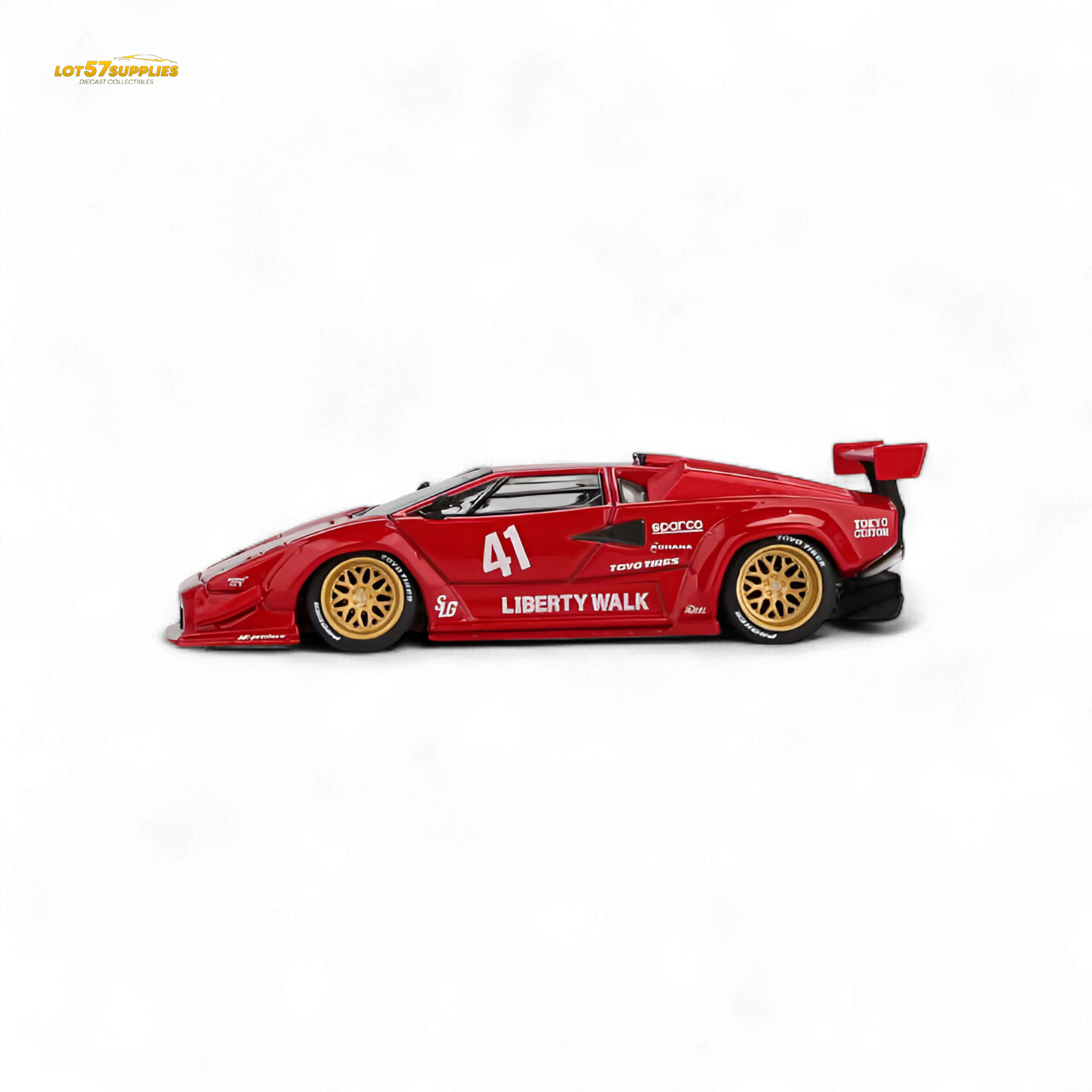 Mini GT Lamborghini Countach LB-WORKS Red 1:64