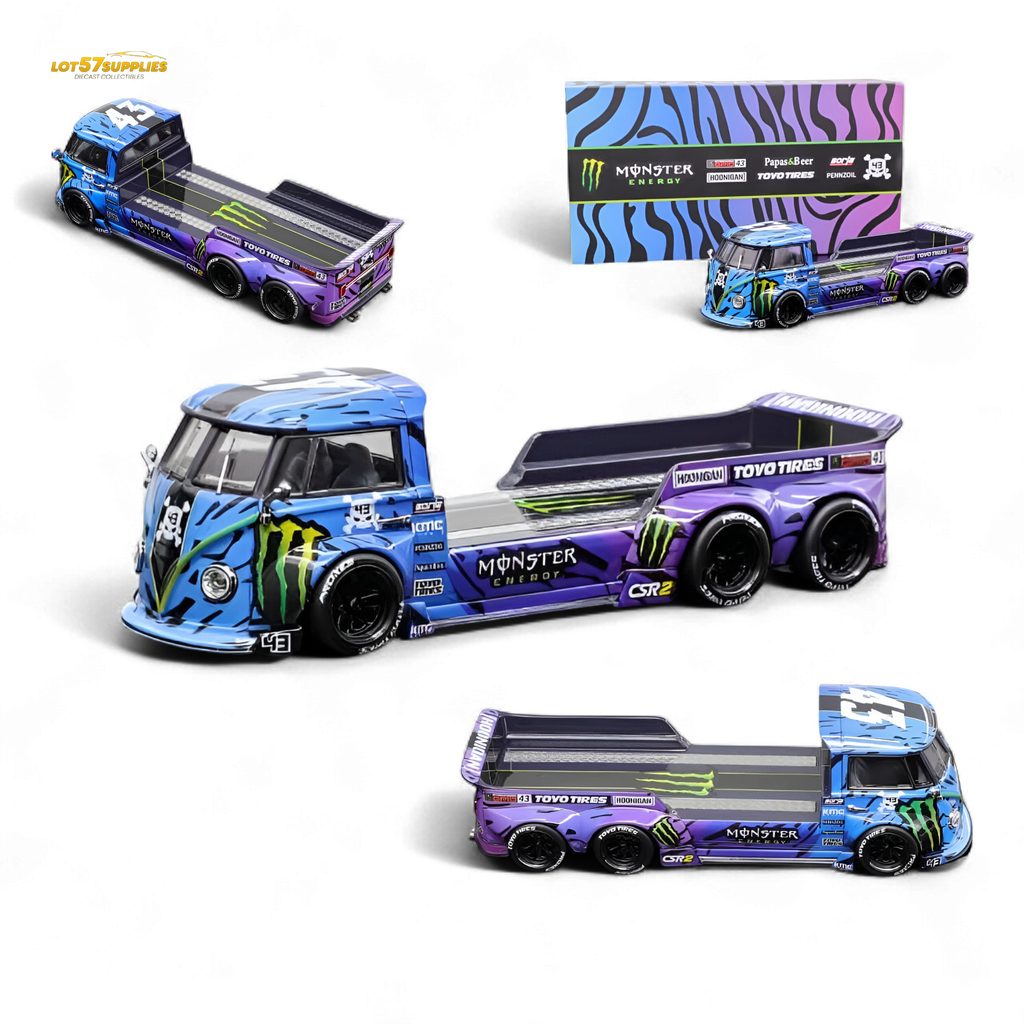 Liberty64 VW Trailer - Monster Livery 1:64