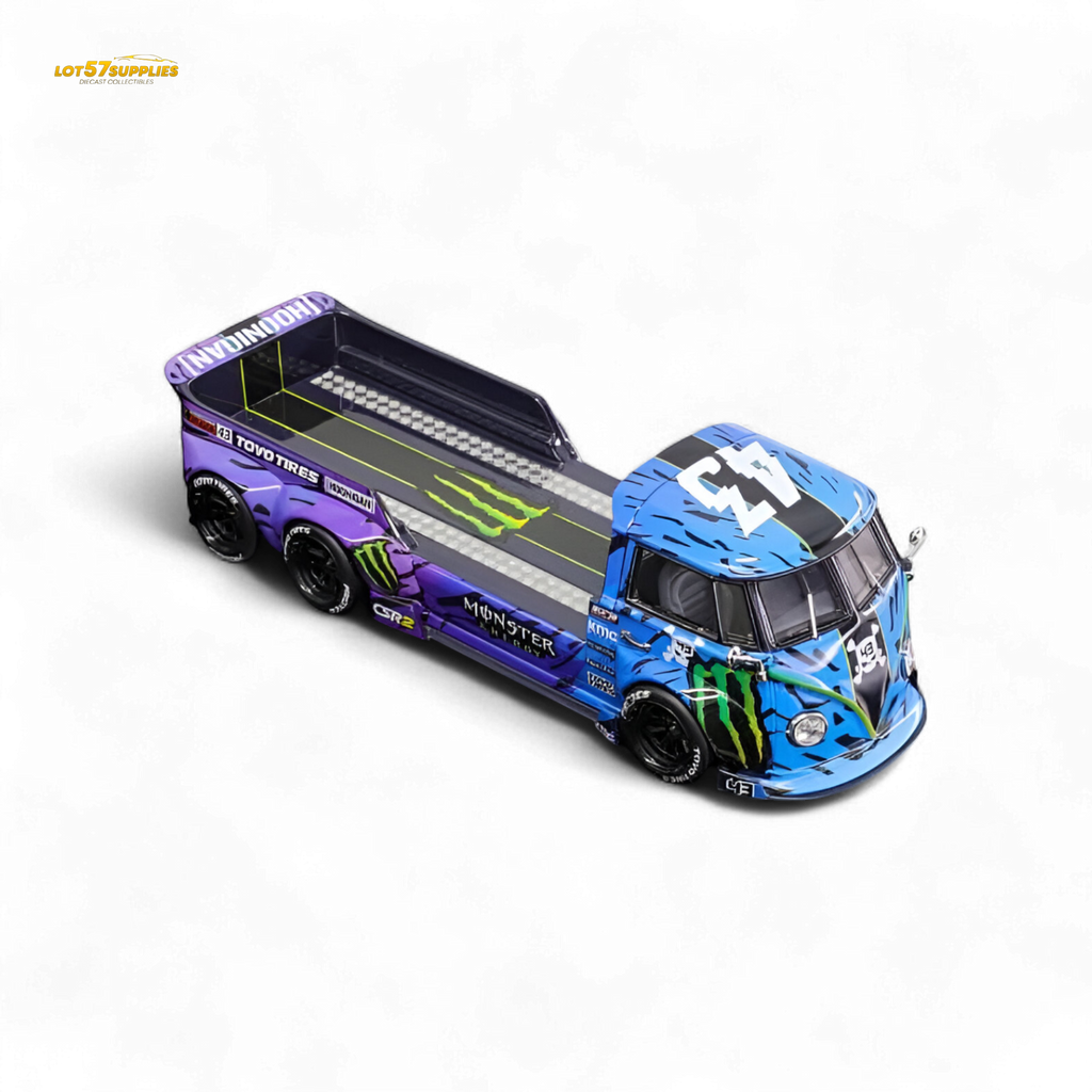 Liberty64 VW Trailer - Monster Livery 1:64