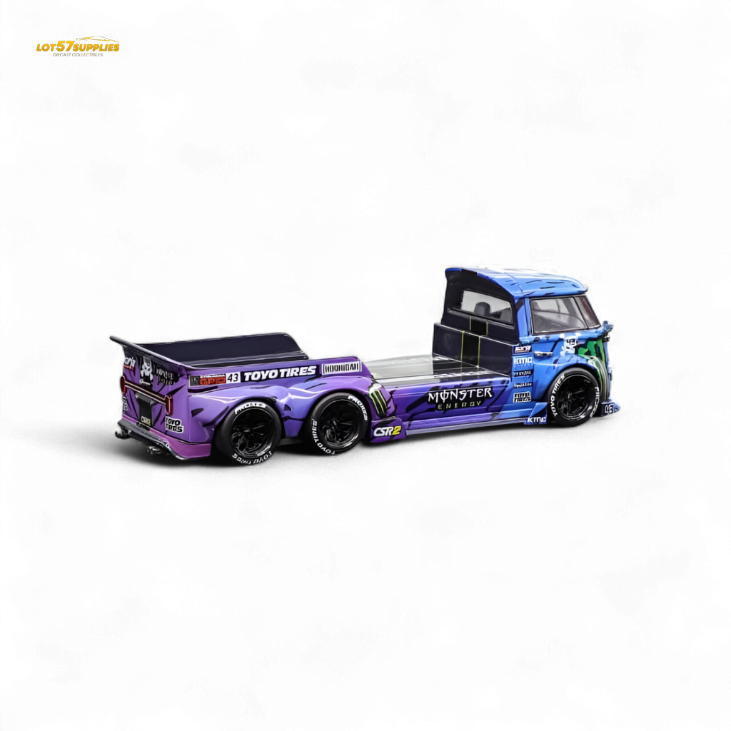 Liberty64 VW Trailer - Monster Livery 1:64