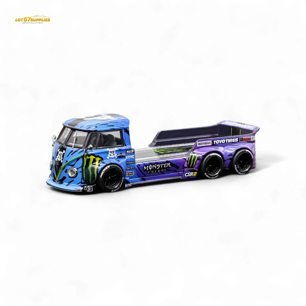 Liberty64 VW Trailer - Monster Livery 1:64