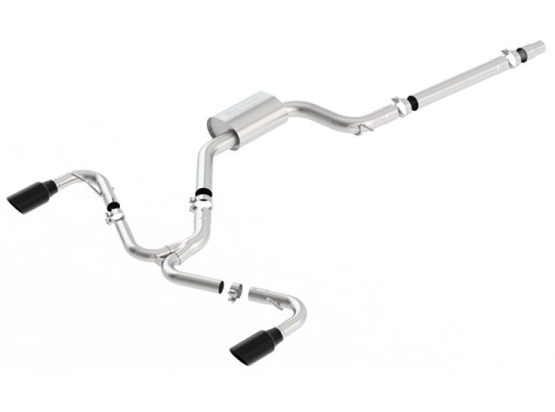 Borla 2018 Volkswagen GTI (MK7.5) 2.0T AT/MT SS S-Type Catback Exhaust w/Black Chrome Tips 140751BC