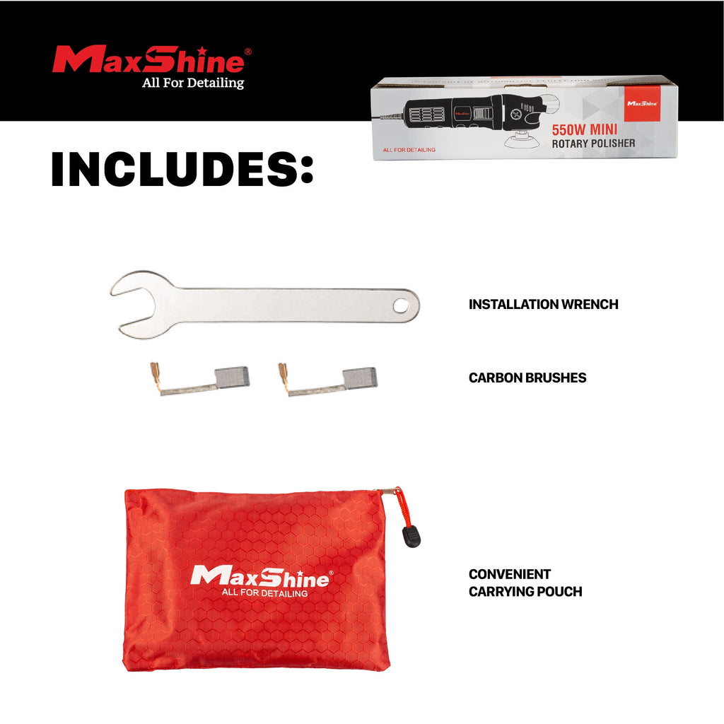 Car Polisher | M550 - 3in Plate, 550W