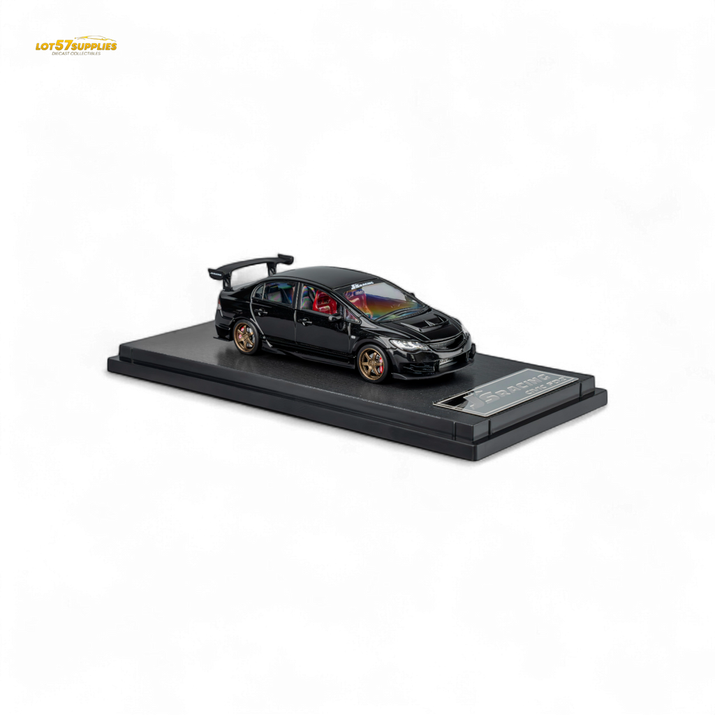 MicroTurbo FD2 J'S Racing Metallic Black 1:64