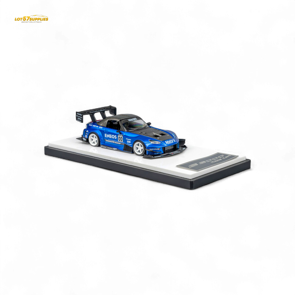 MicroTurbo Honda S2000 ENEOS #00 TOP FUEL - Candy Blue 1:64