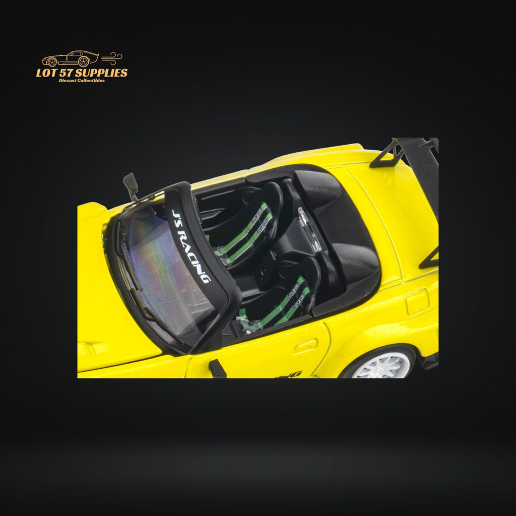 MicroTurbo Honda S2000 JS Racing Indy Yellow Pearl 1:64