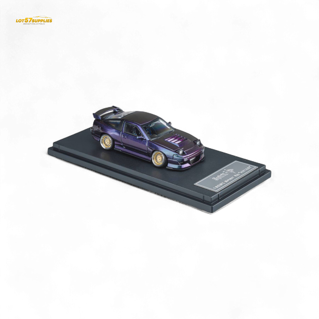 MicroTurbo Nissan 180SX Spirit Rei Purple Chameleon 1:64