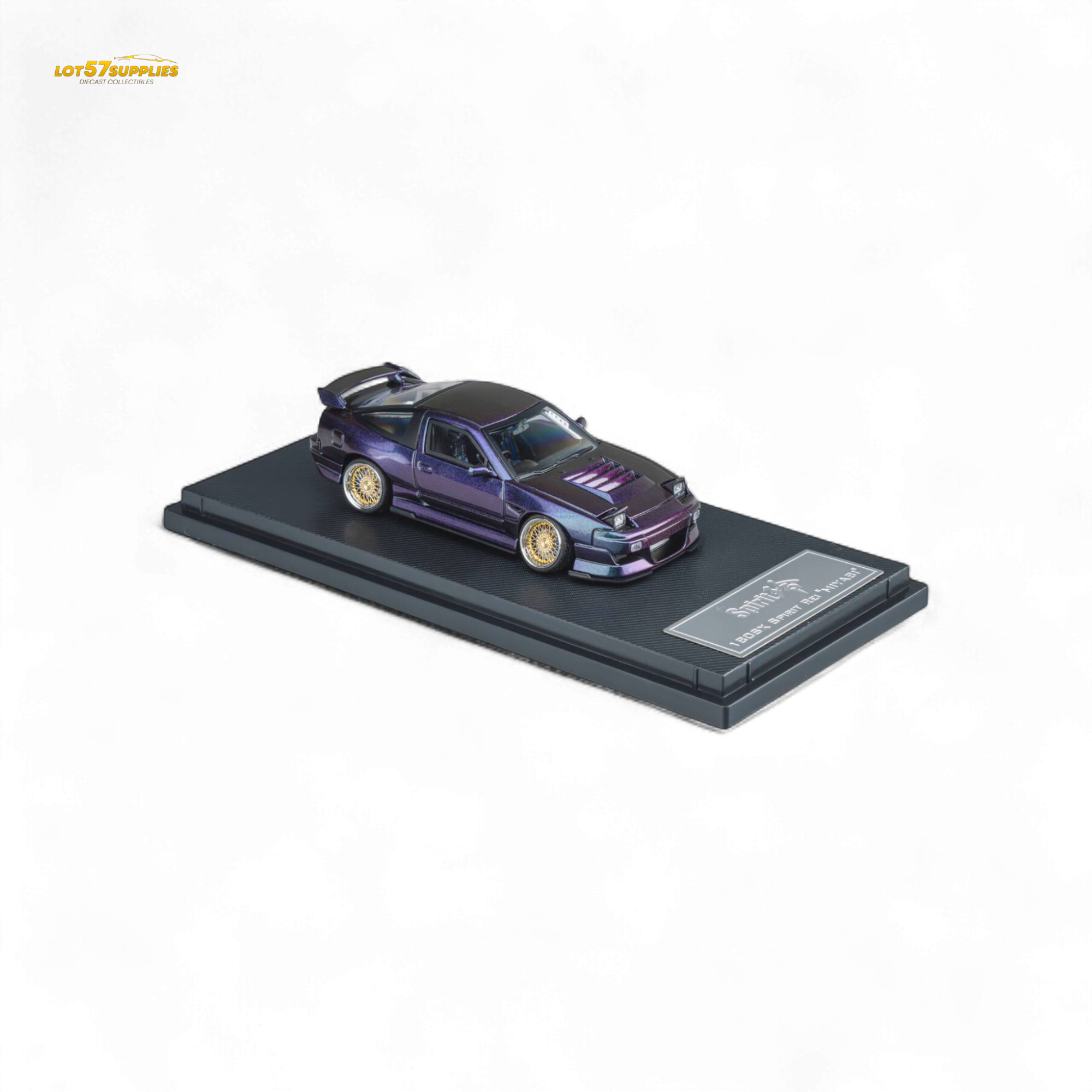 MicroTurbo Nissan 180SX Spirit Rei Purple Chameleon 1:64