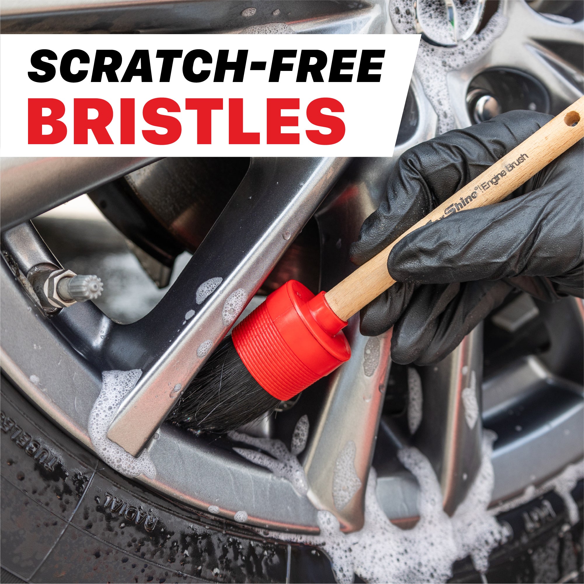 Auto Detailing Brush Set