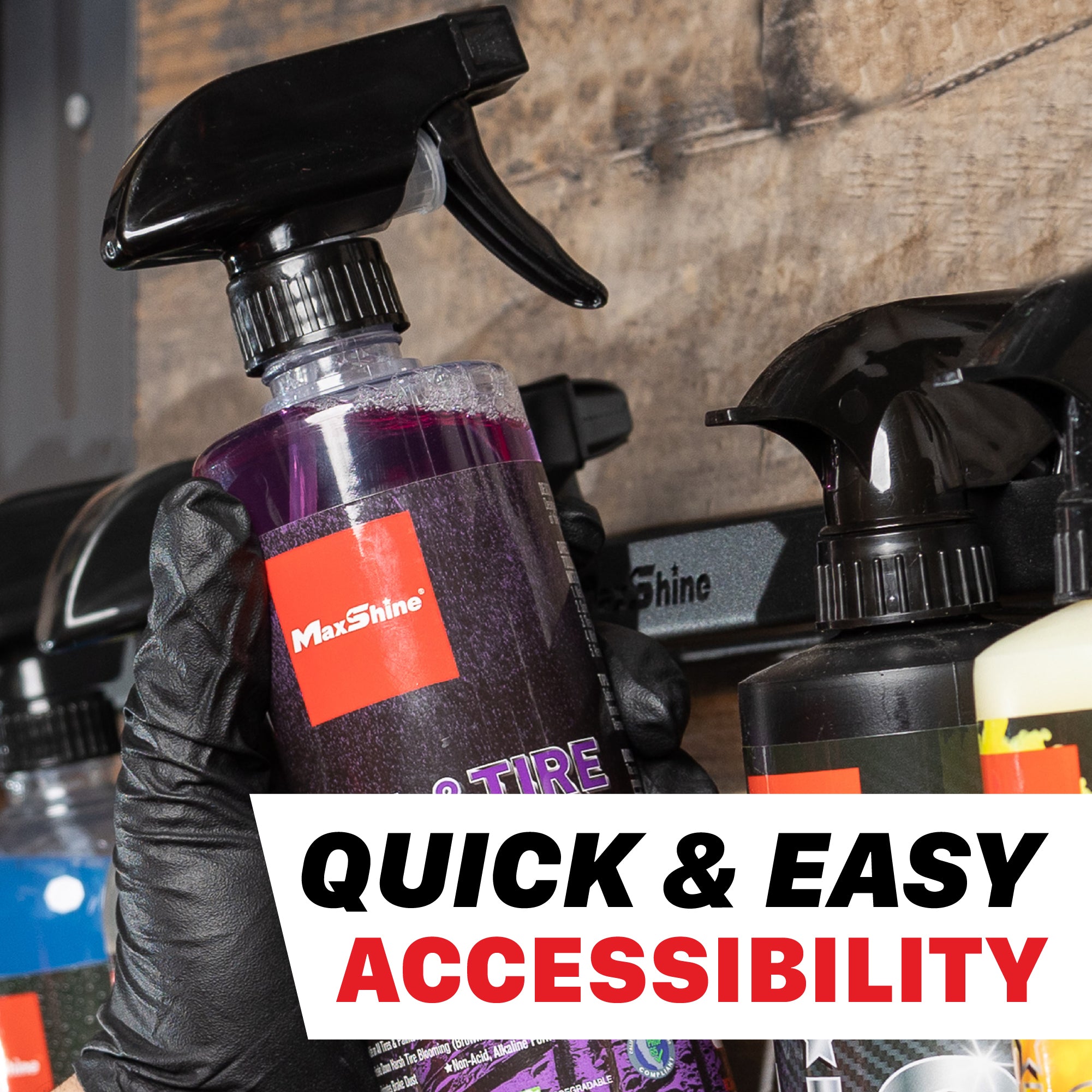Trigger Bottle Holder | Spray Bottle Hanger - 8 Bottles