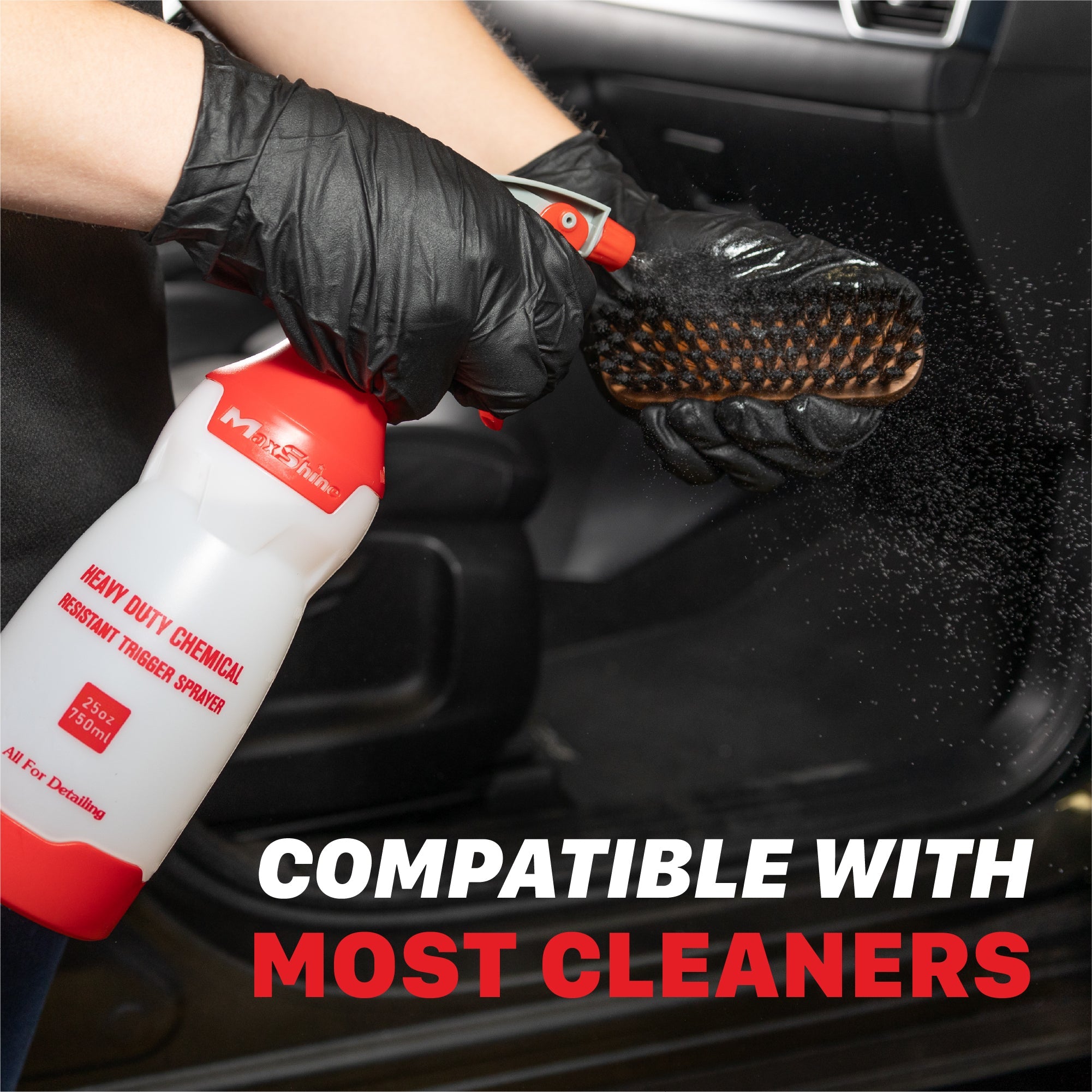 Compact Leather Cleaning Brush