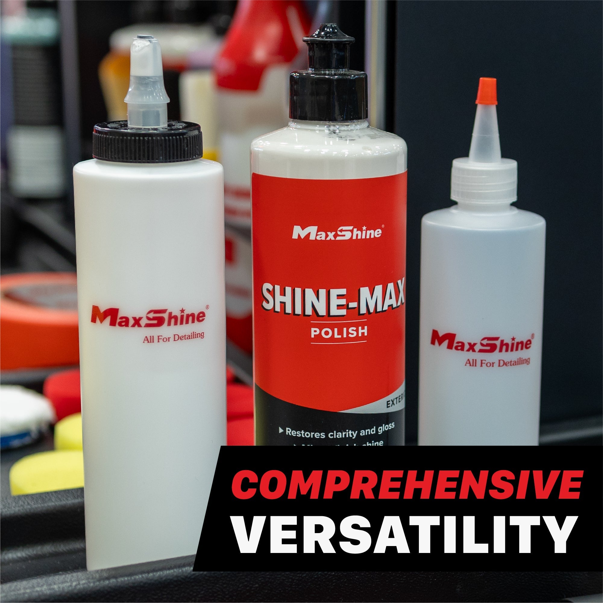 Compound Polish Wax Dispenser Bottles