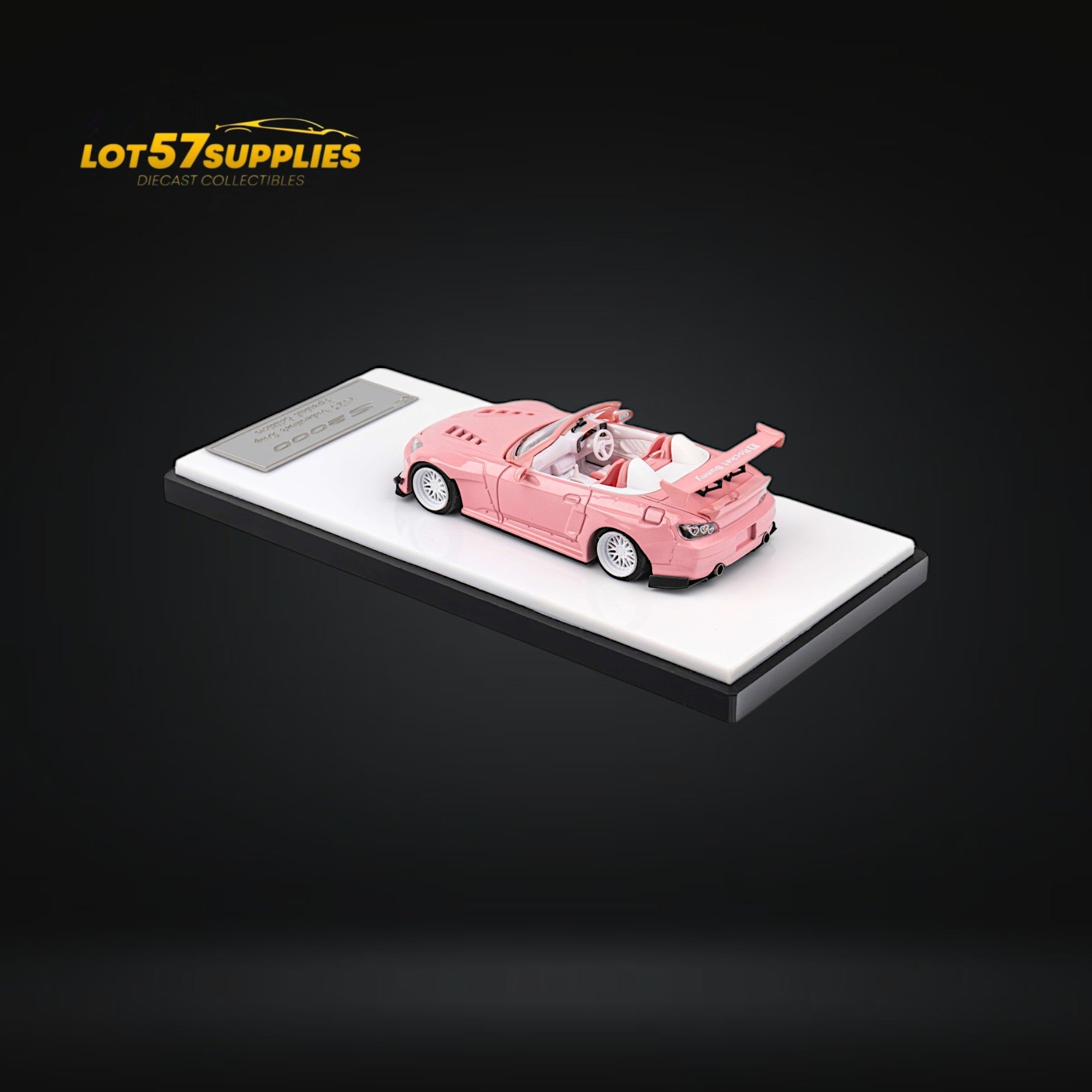 MicroTurbo Honda S2000 Rocket Bunny Valentine's Pink 1:64