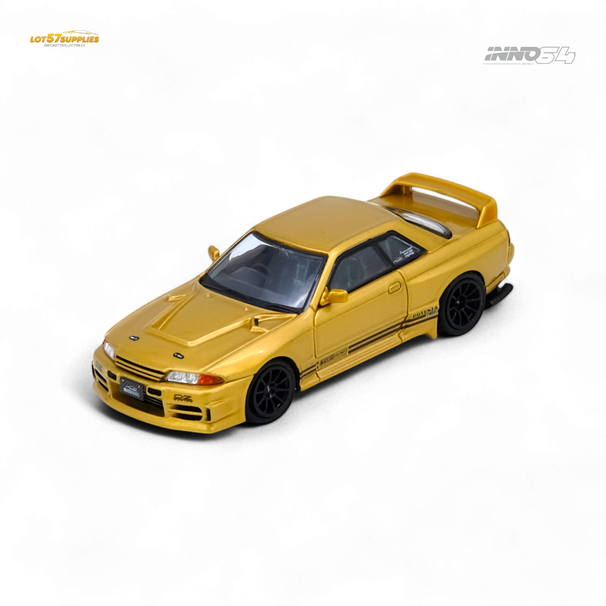 INNO64 Top Secret BNR32 GT-R 650R Gold 1:64