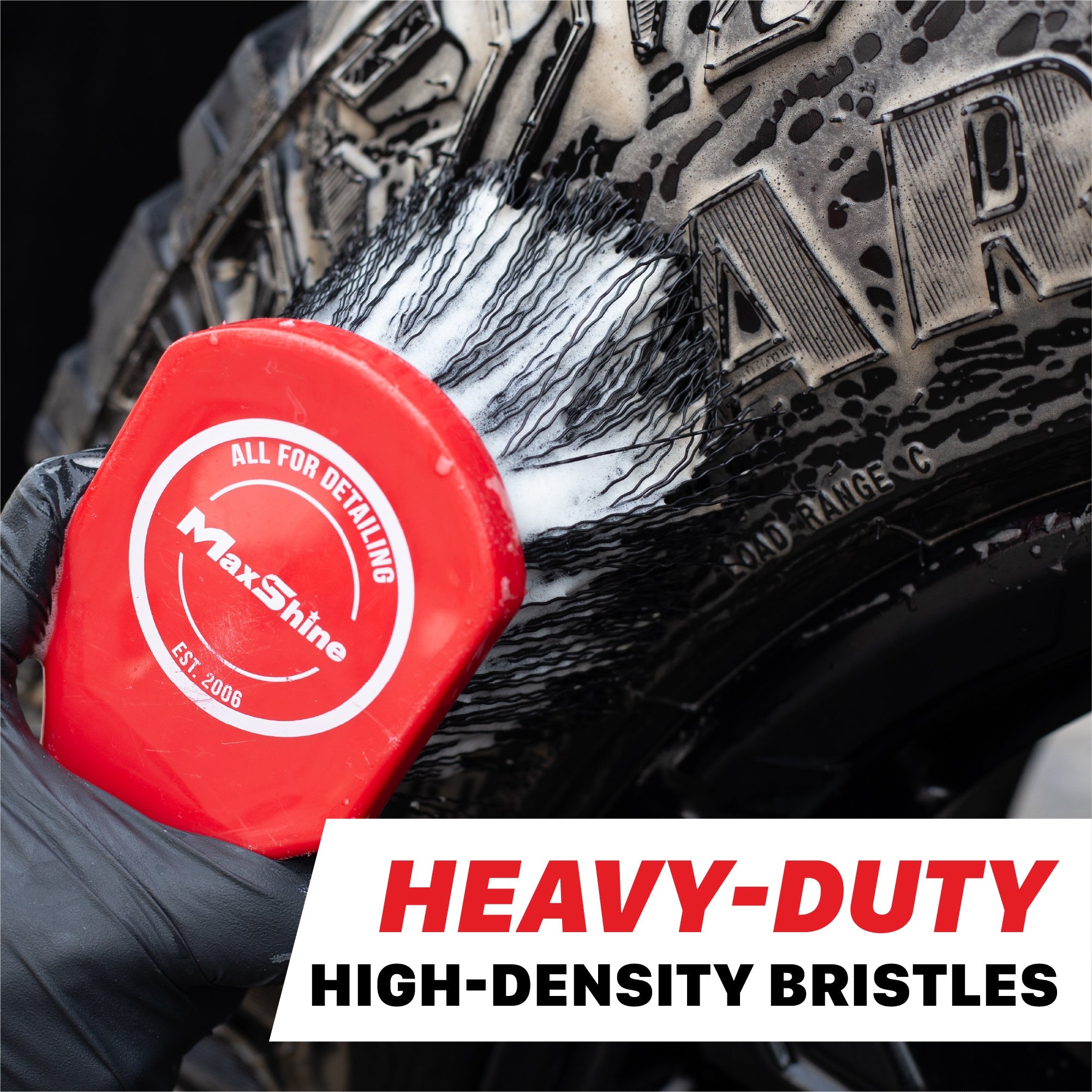 Deep Clean Brush | Heavy-Duty Wheel and Carpet Cleaning Brush