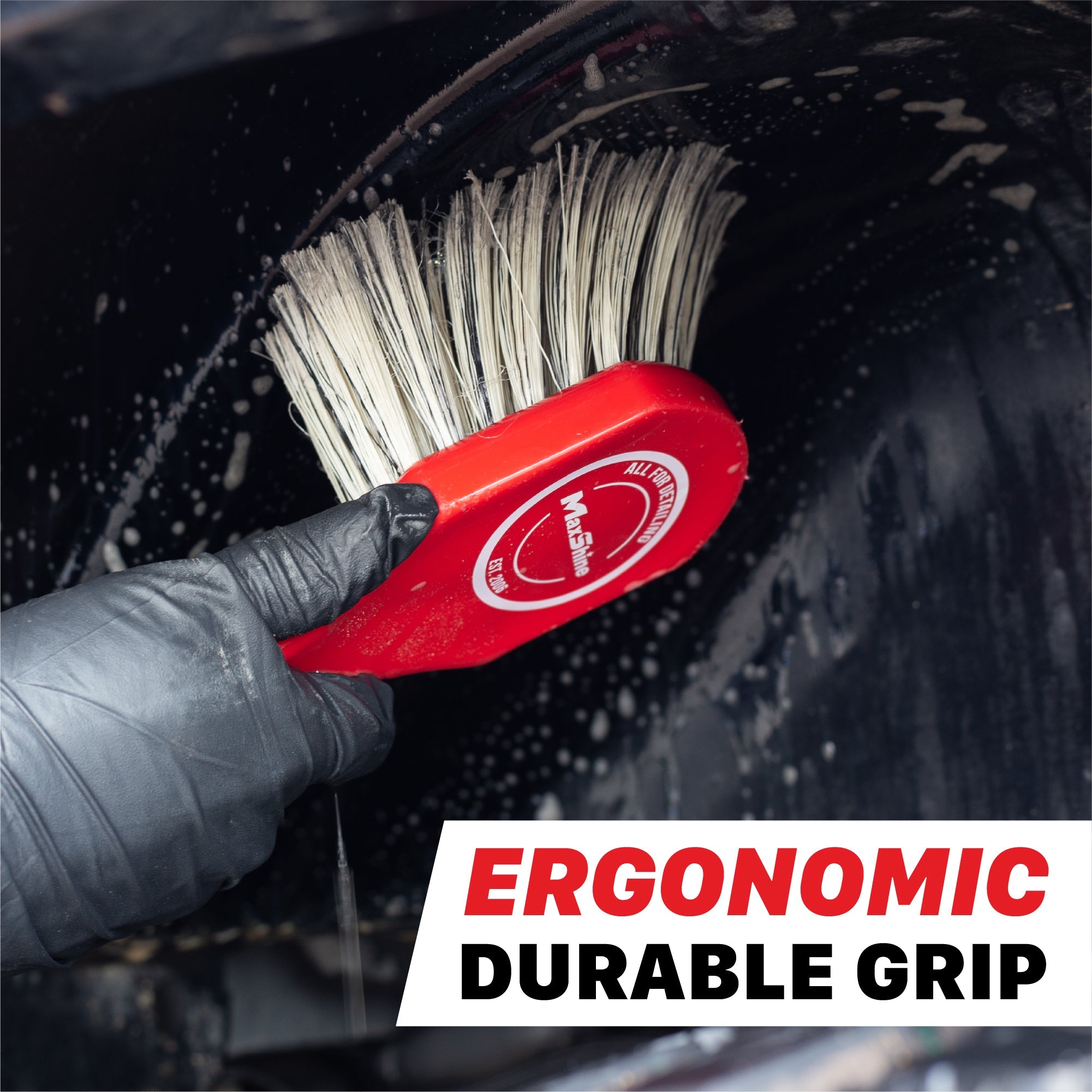 Brush for Car | Medium-Duty Wheel & Body Brush