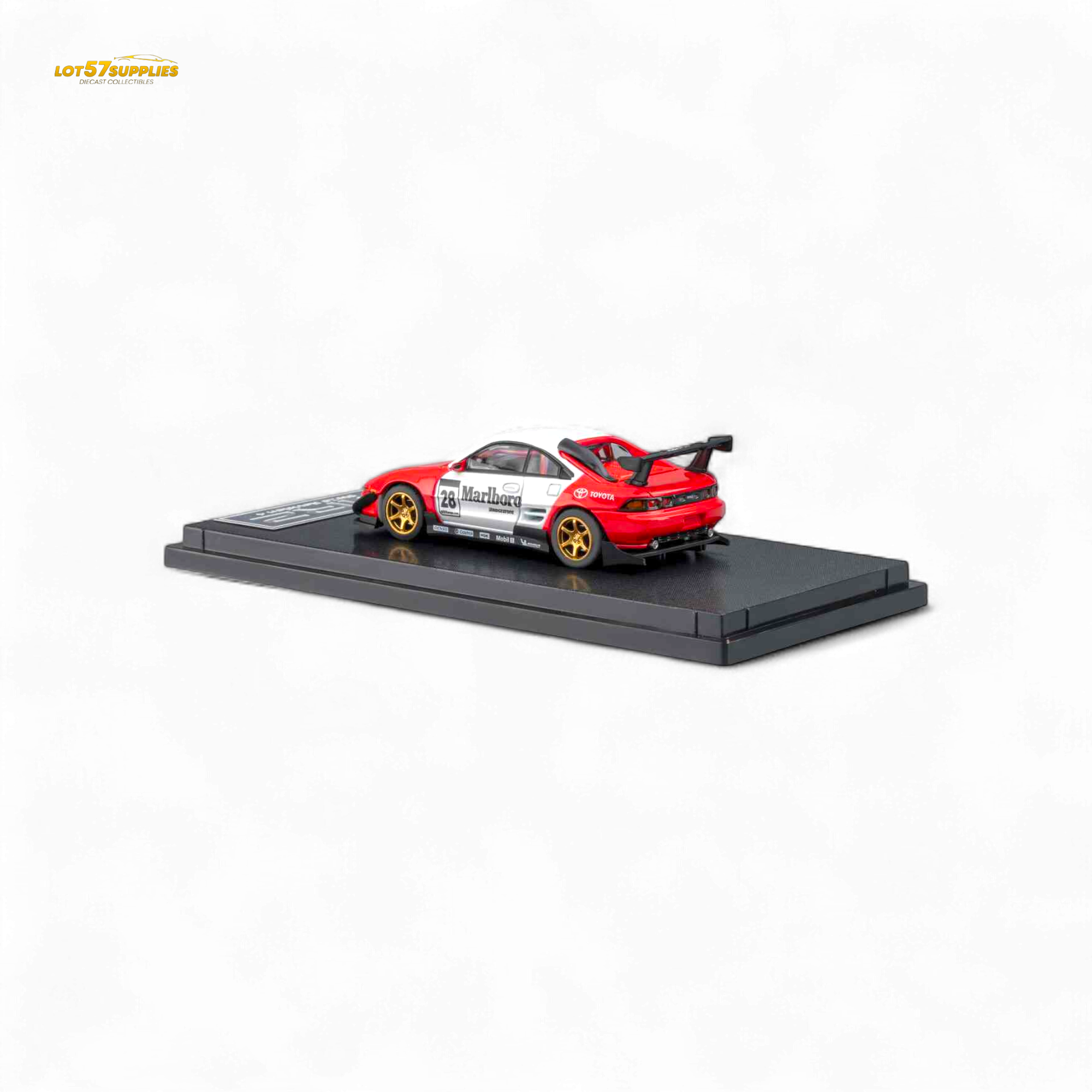 (Pre-Order) MicroTurbo Toyota MR2 Red & White Racing Livery 1:64