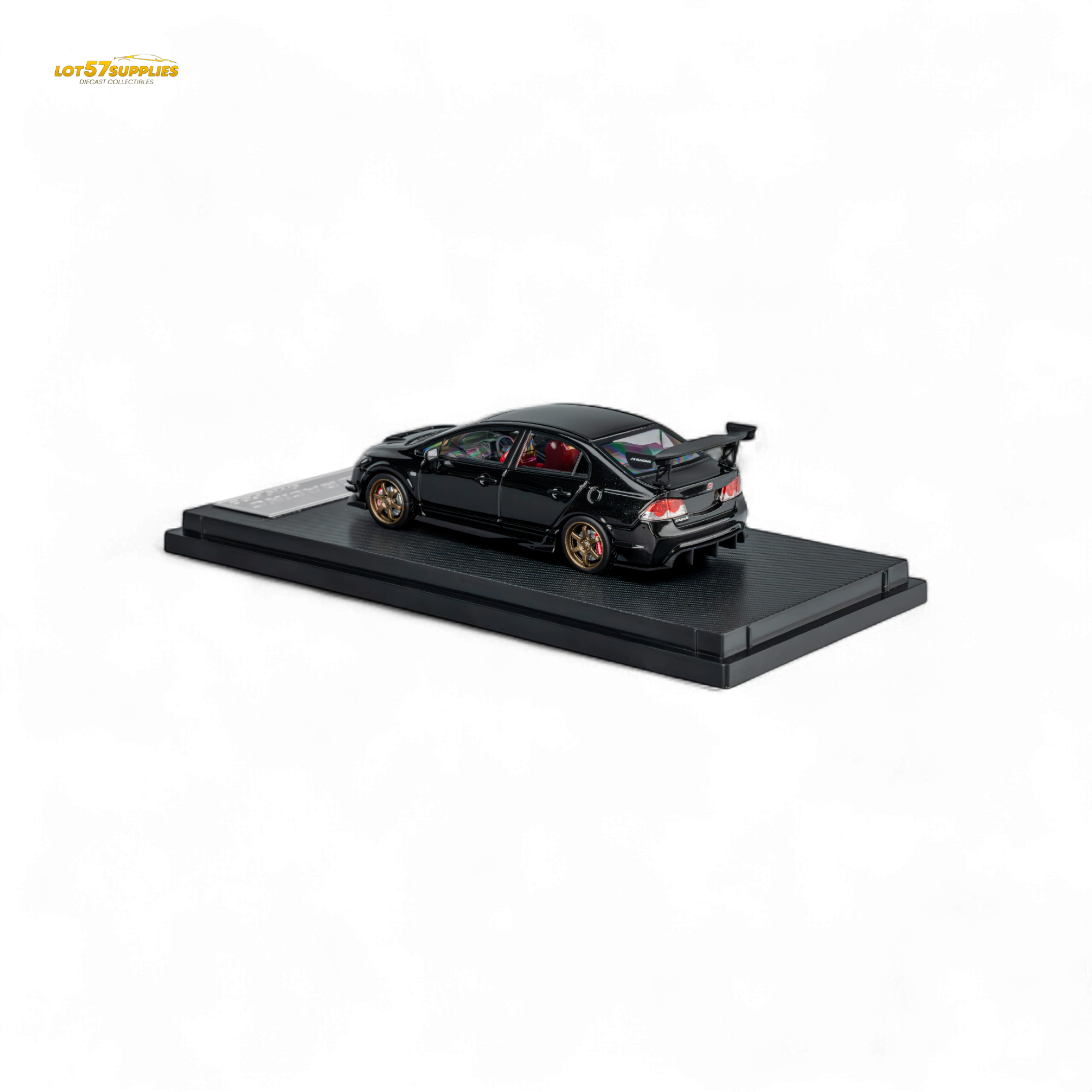 MicroTurbo FD2 J'S Racing Metallic Black 1:64