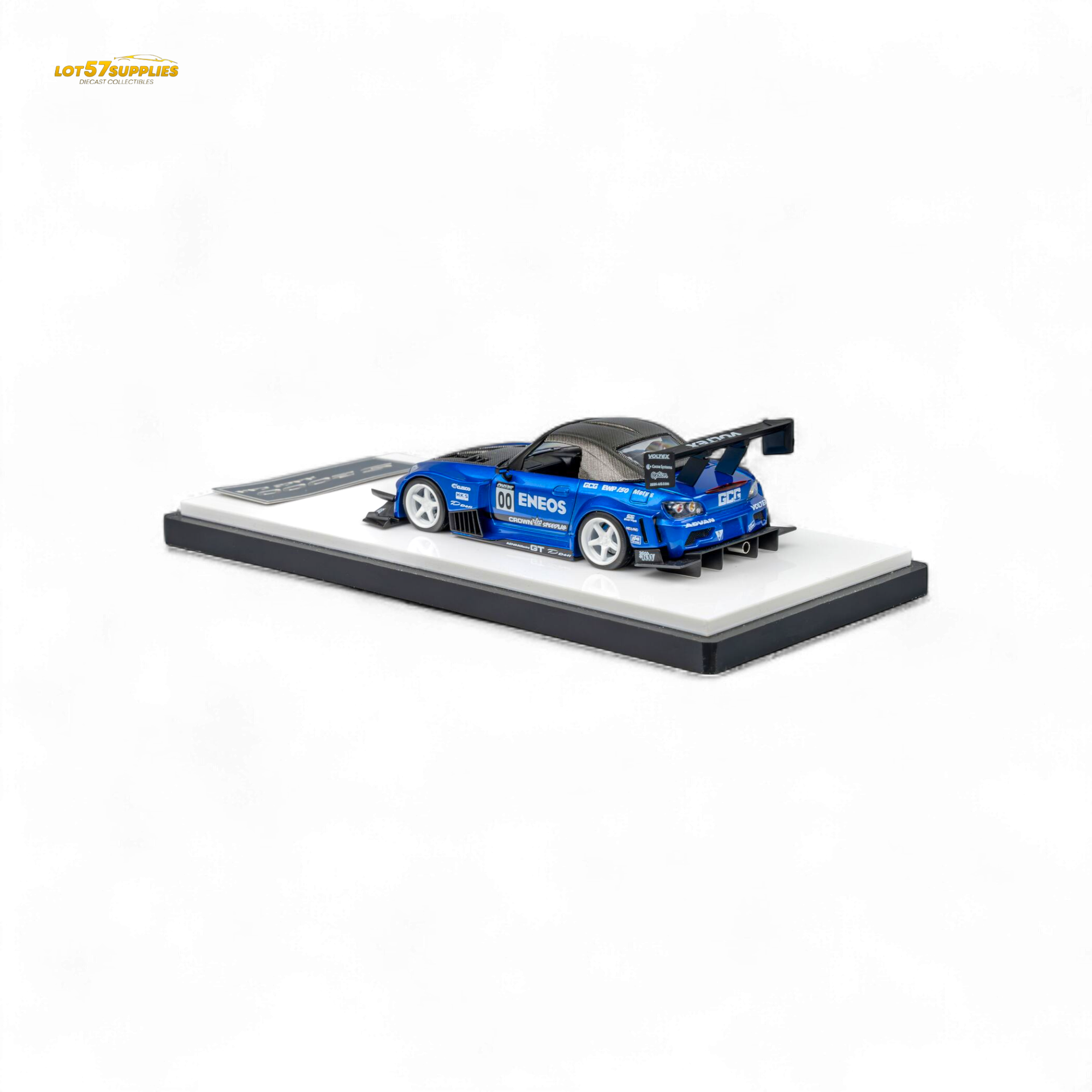 MicroTurbo Honda S2000 ENEOS #00 TOP FUEL - Candy Blue 1:64