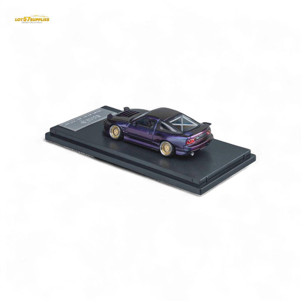 MicroTurbo Nissan 180SX Spirit Rei Purple Chameleon 1:64