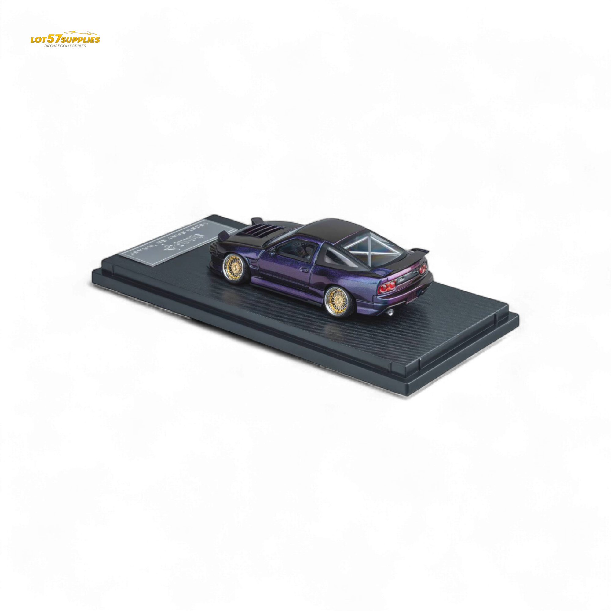 MicroTurbo Nissan 180SX Spirit Rei Purple Chameleon 1:64