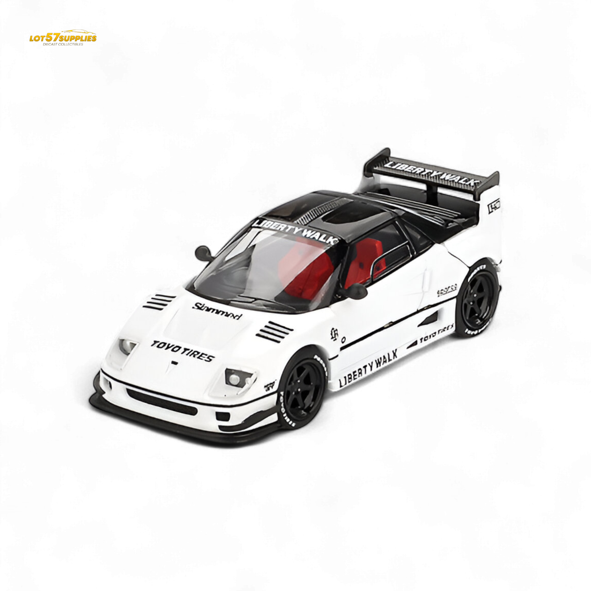 Mini GT Mazda AZ-1 Liberty Walk LB40 White 1:64