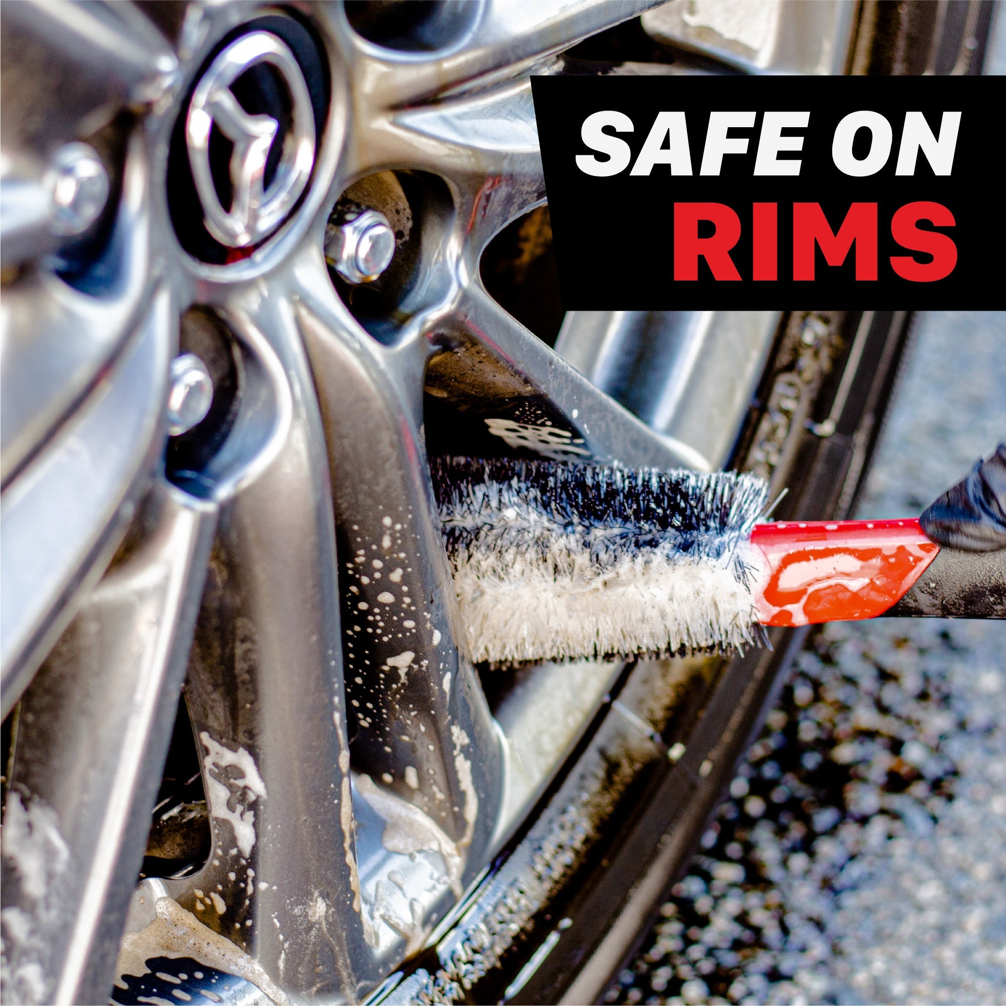 360° Wheel and Car Engine Brush