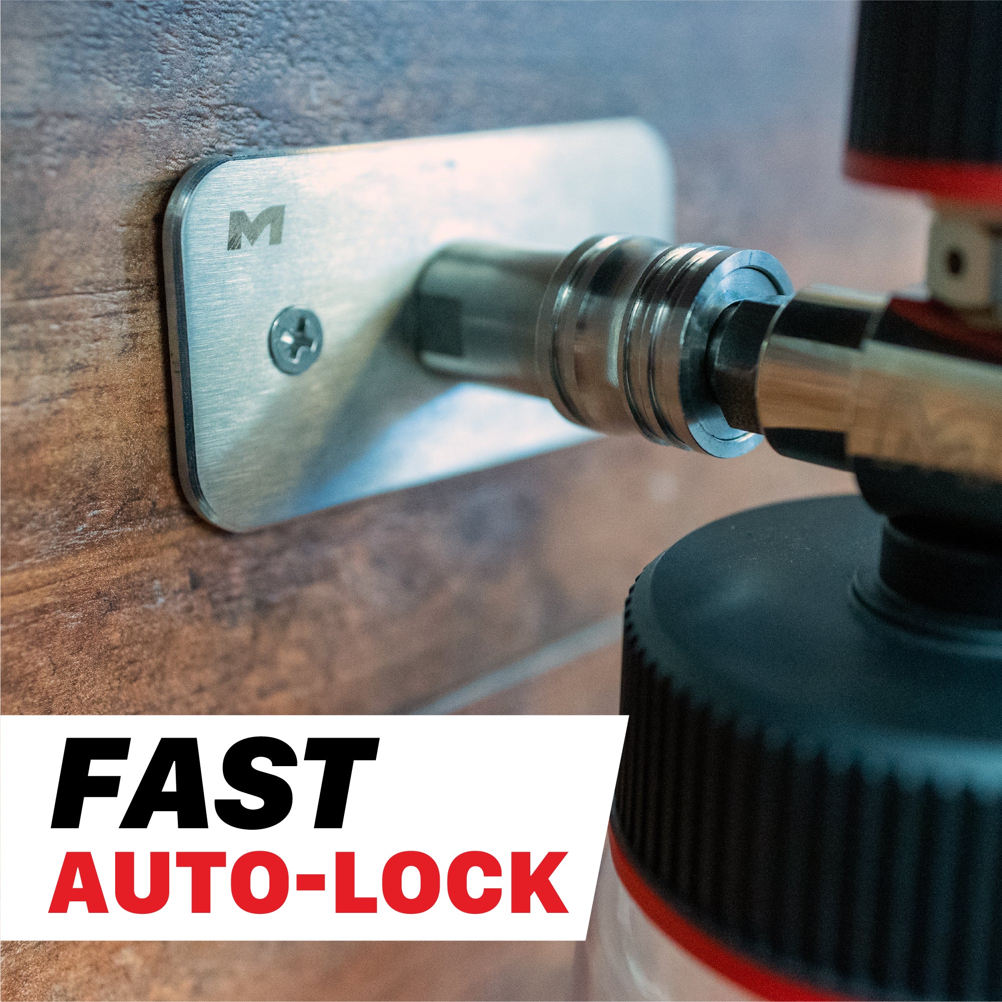 Auto-Lock Quick Connect Foam Cannon Wall Mount