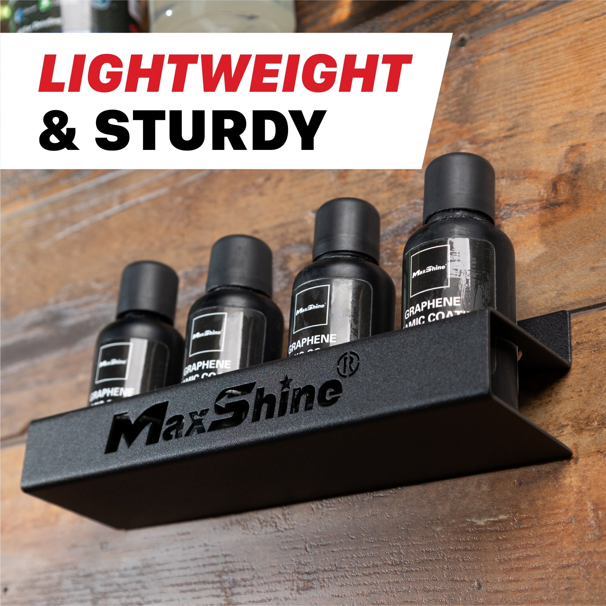 Spray Bottle Holder | Ceramic Coating Holder - 4 Bottles, 50ml to 100ml